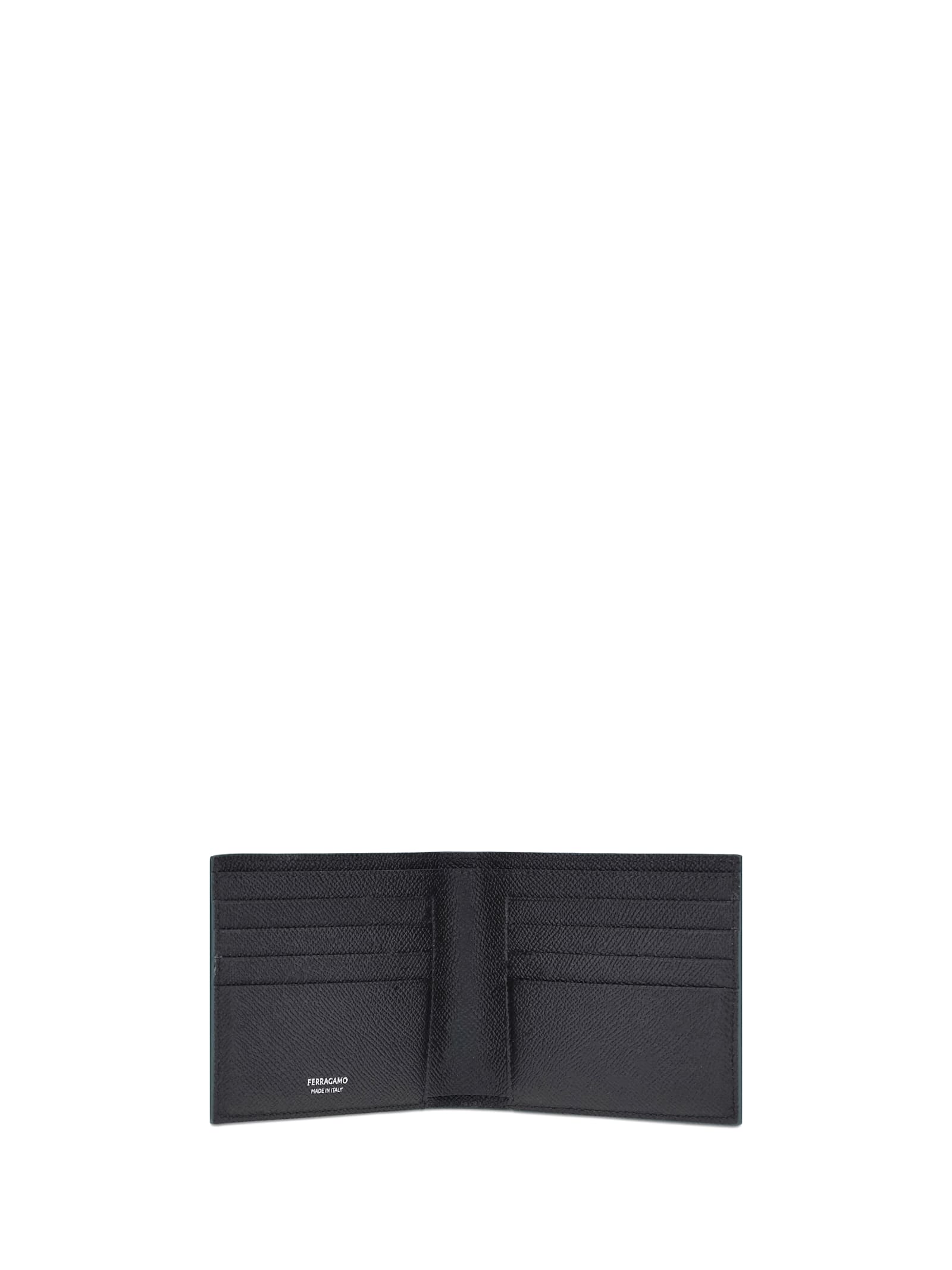 Ferragamo Gancini Wallet In Blue