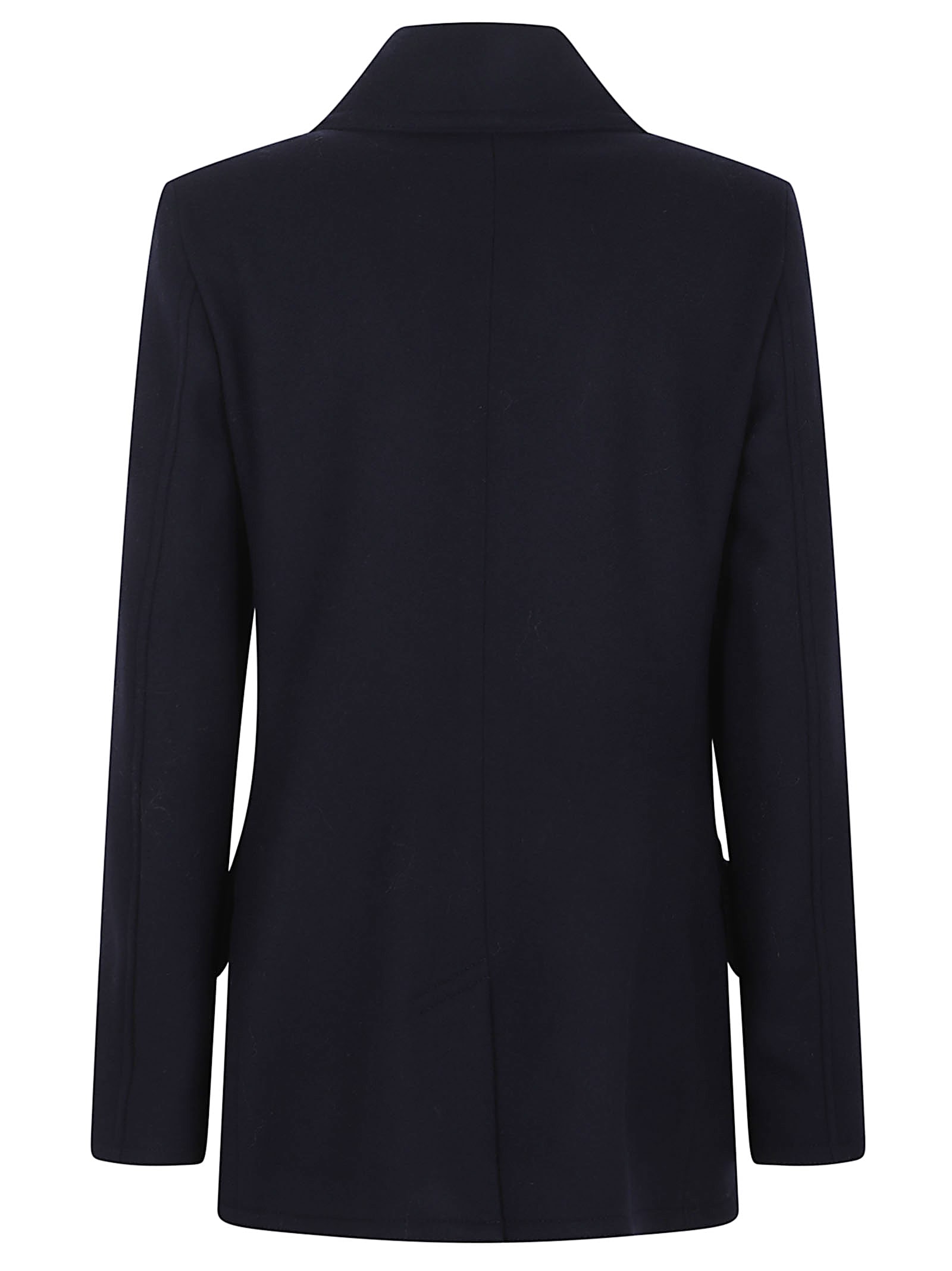 Polo Ralph Lauren Double-breasted Coat Notched Lapels In Blue