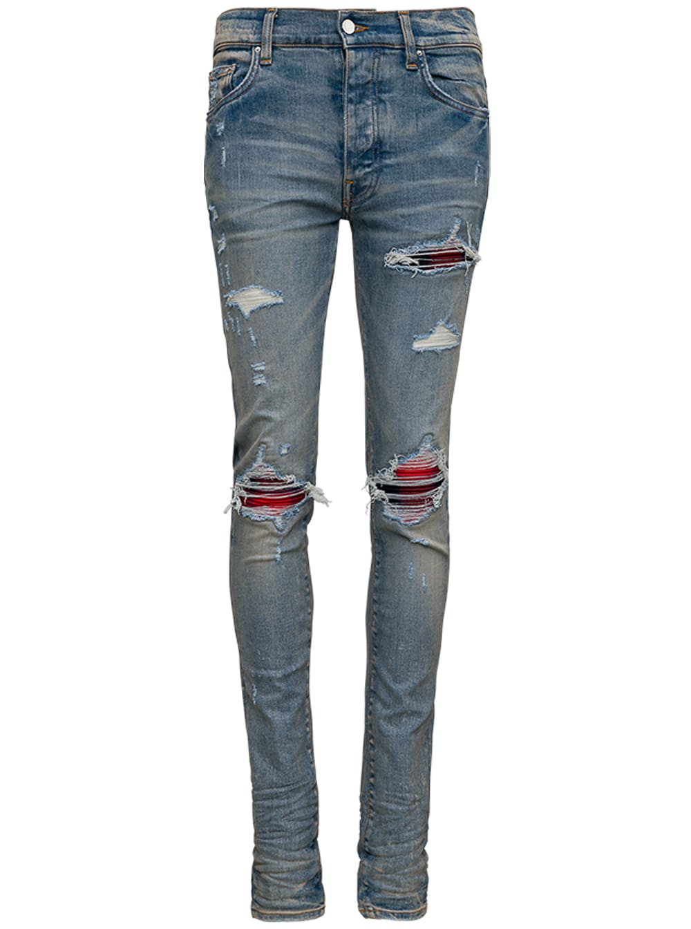 AMIRI Denim Jeans With Ripped Details