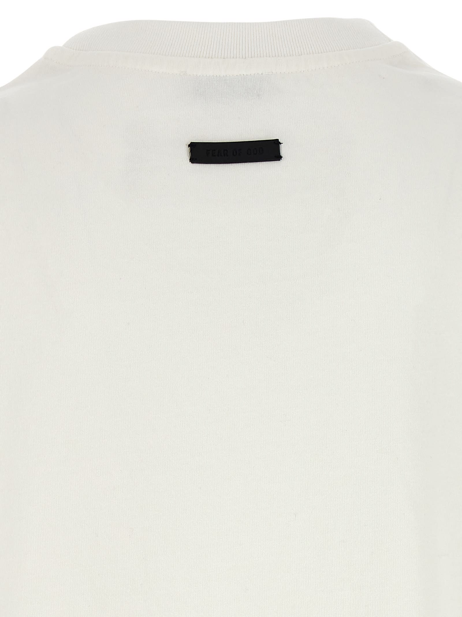 Fear Of God Eternal Oversized Logo-detailed Cotton-jersey T-shirt In White