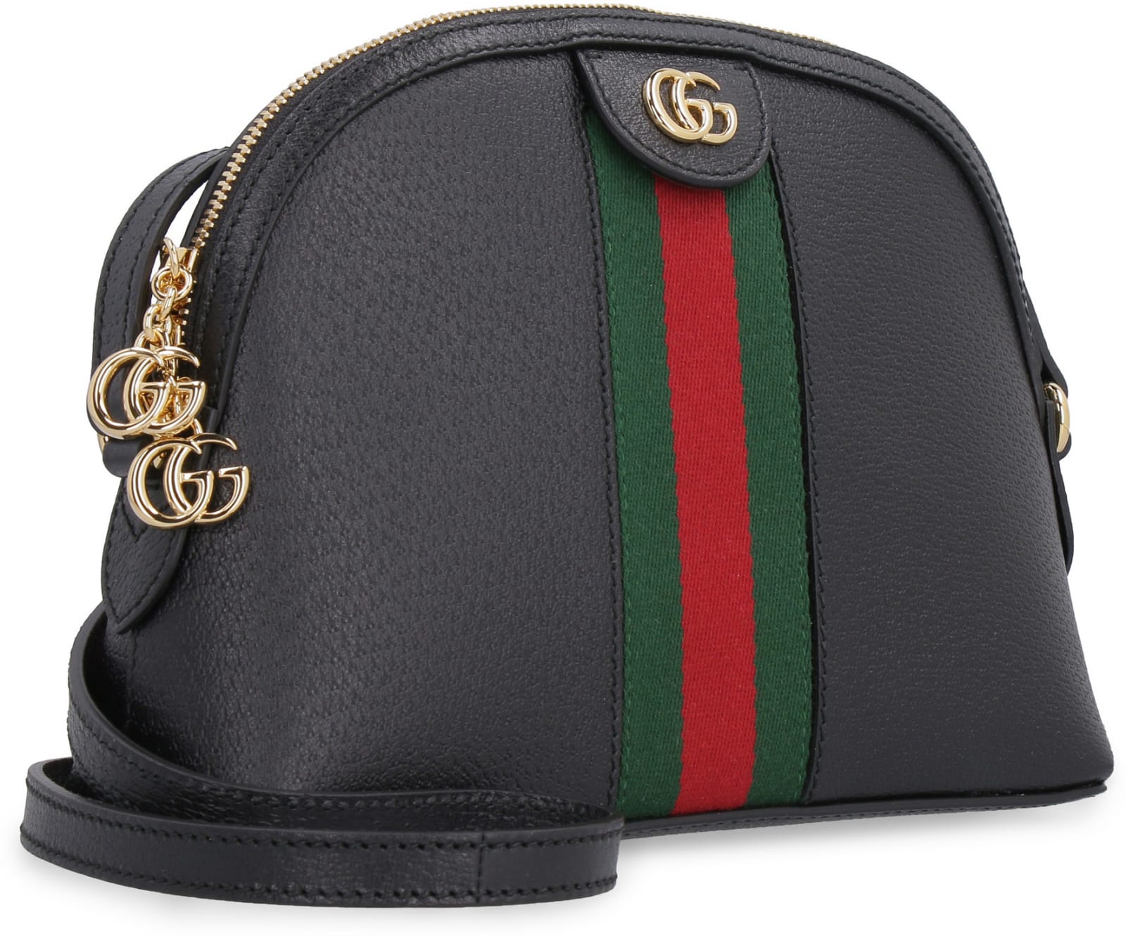 Gucci Gucci Ophidia Leather Shoulder Bag - black - 11011590 | italist