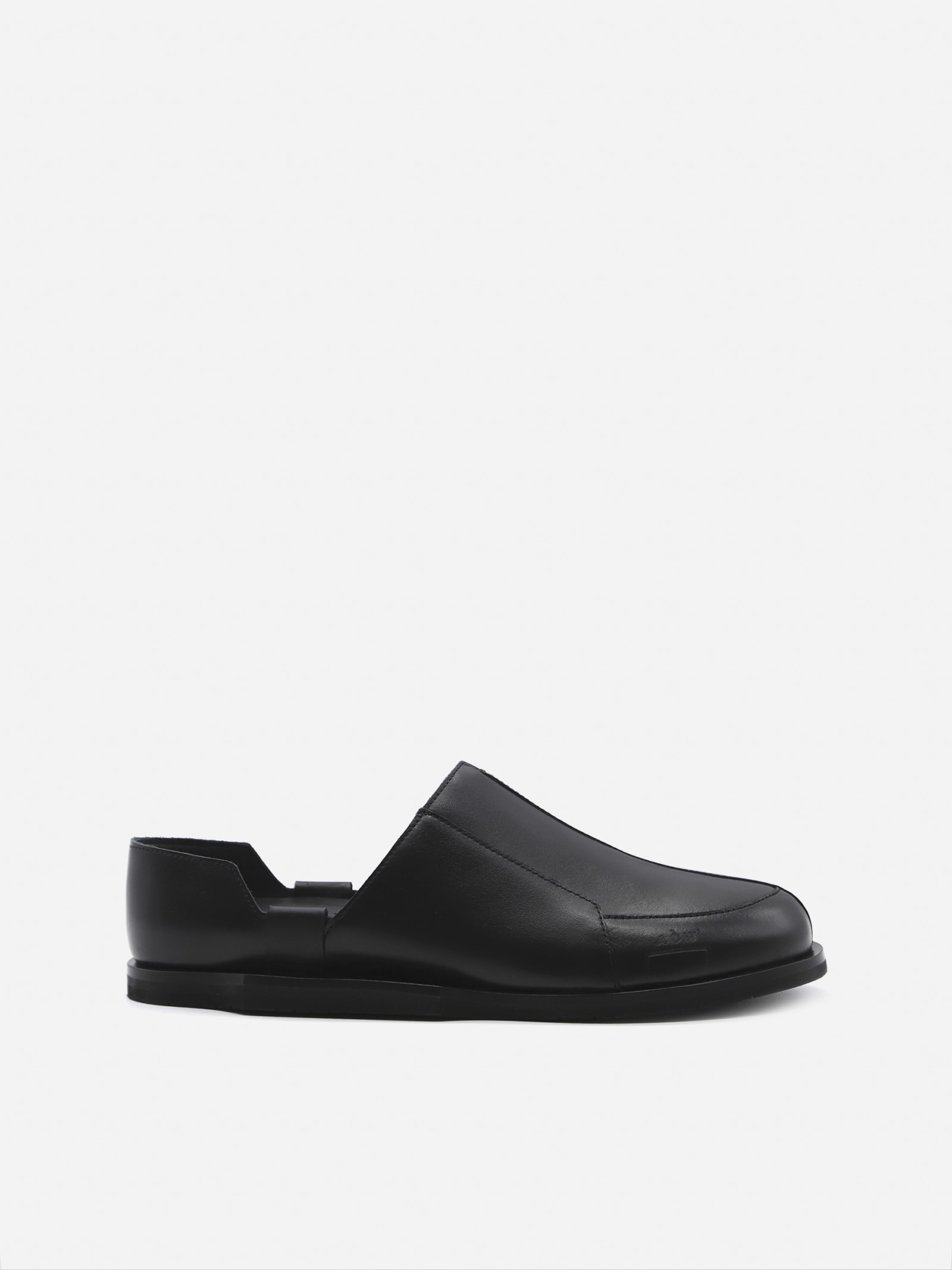 A-COLD-WALL Leather Slip-on Loafers With Cut-out