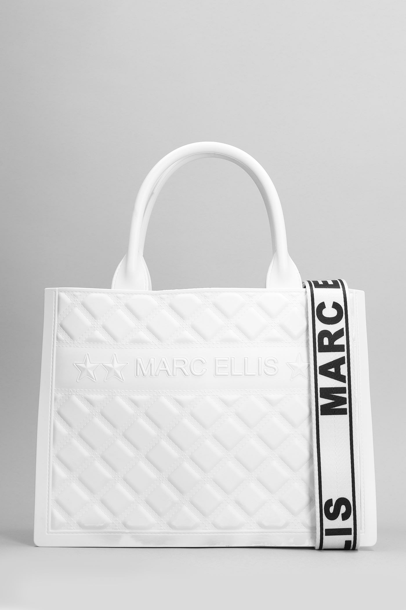 Marc Ellis Flat Buby M Hand Bag In White Pvc