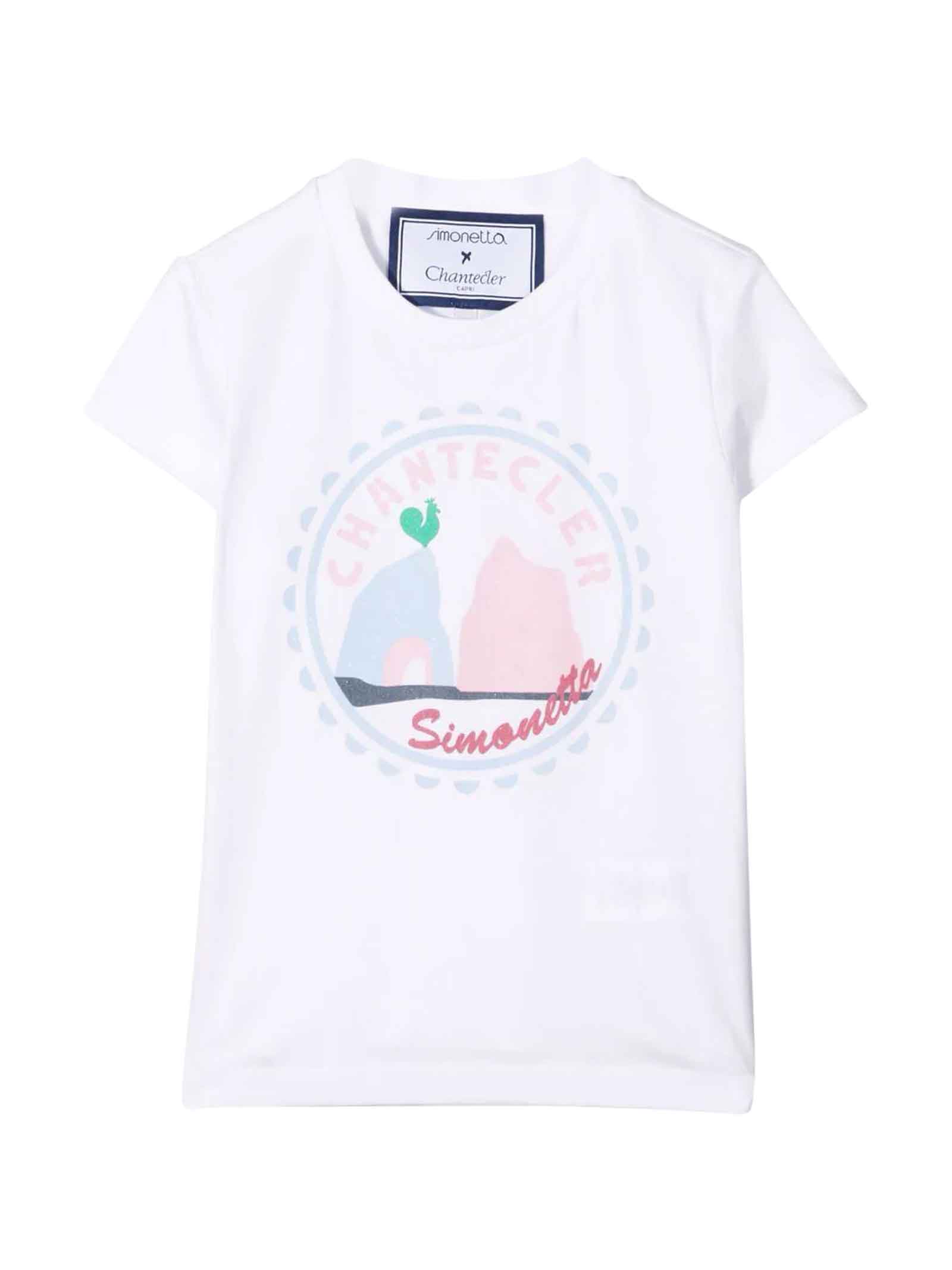 Simonetta Girl White T-shirt