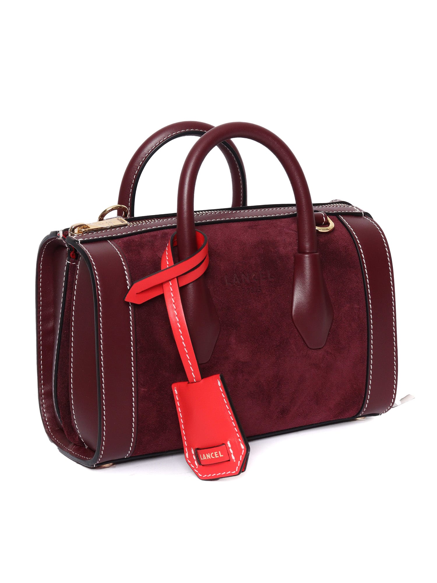 Lancel Borsa Da Bowling S In Burgundy