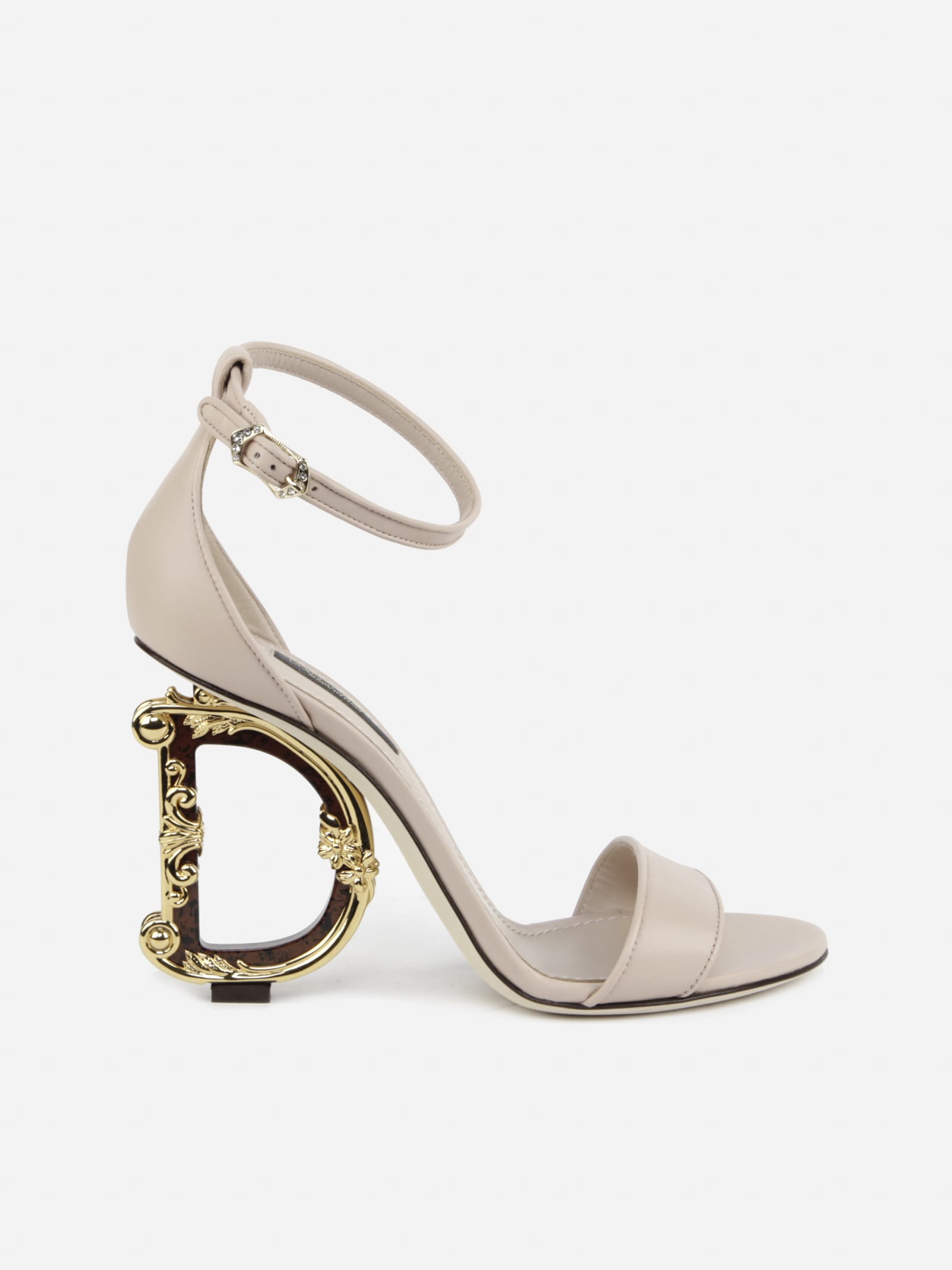 Buy Dolce & Gabbana Dg Barocco Nappa Leather Sandals online, shop Dolce & Gabbana shoes with free shipping