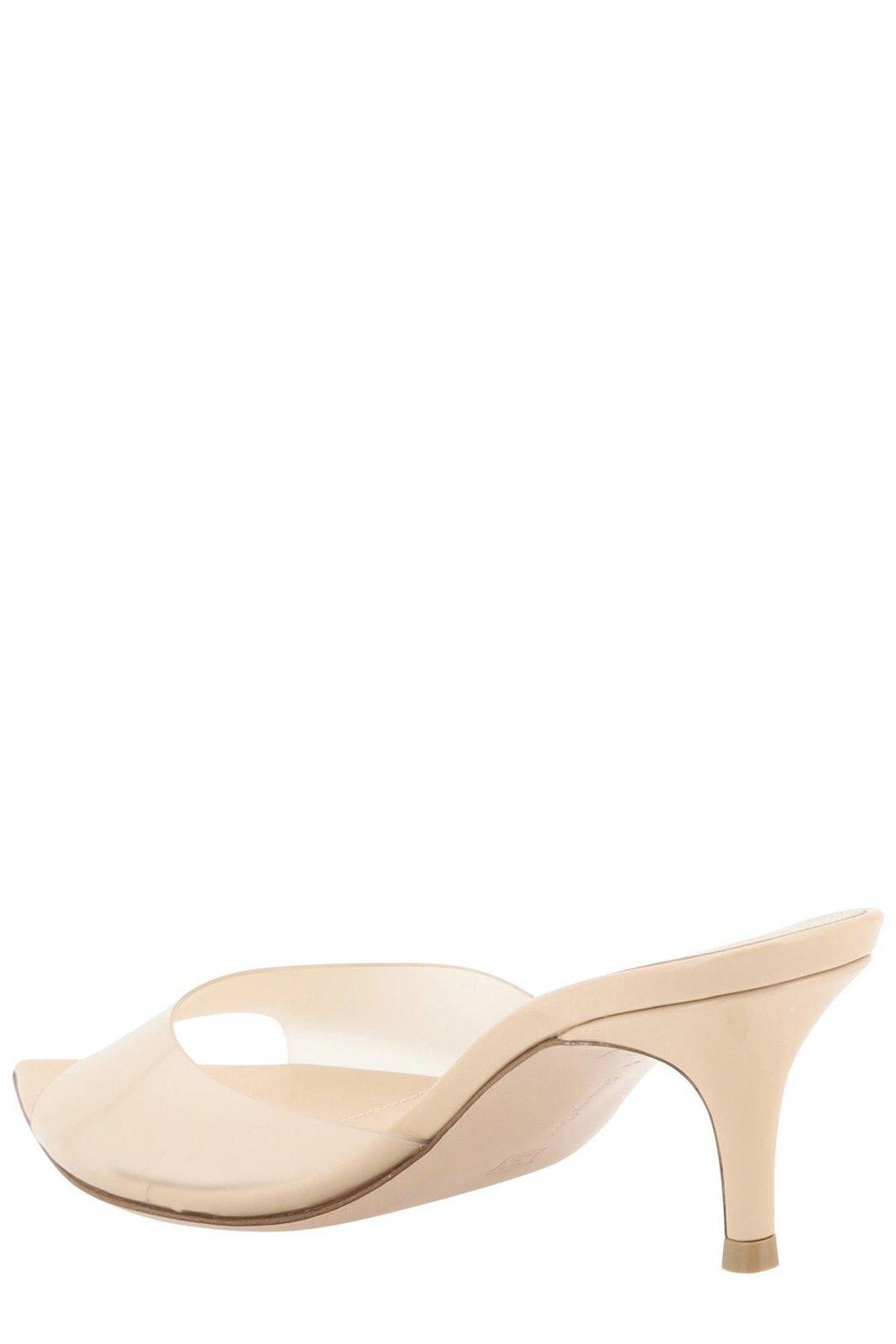 Shop Gianvito Rossi Elle Pointed-toe Mules In Rosa