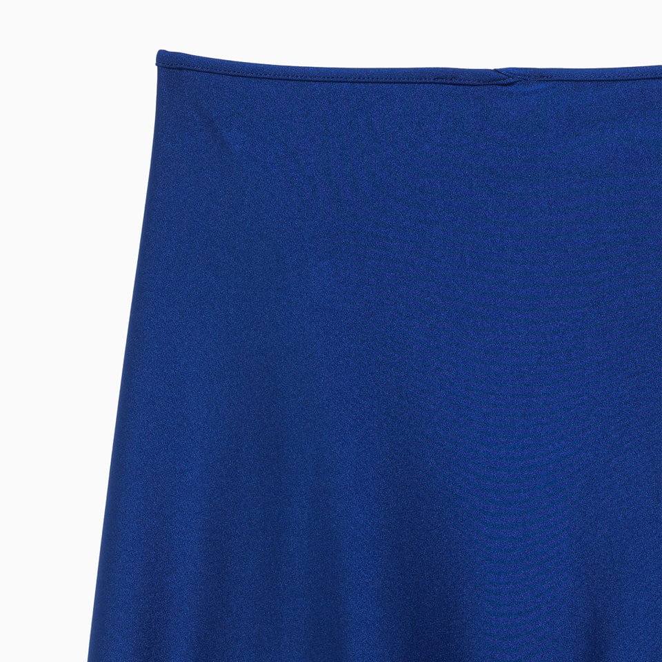 Shop Coperni Flower Skirt In Blue