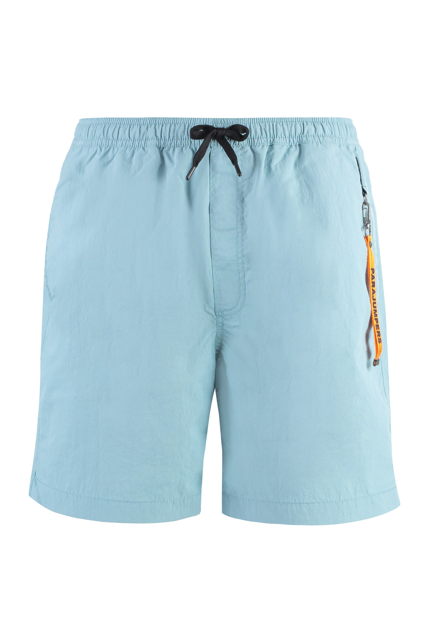 Shop Parajumpers Nylon Swim Shorts In Light Blue