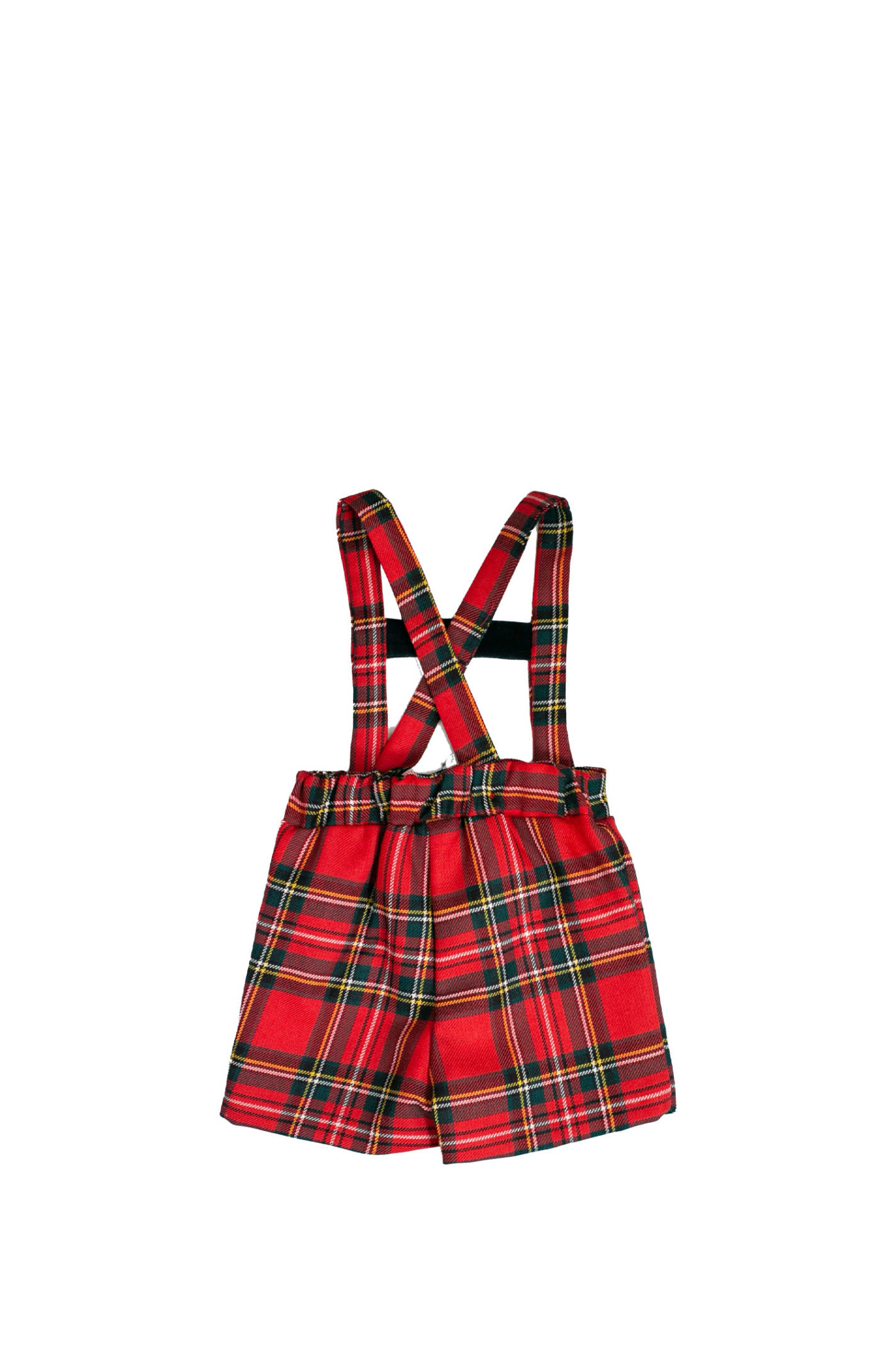 Shop La Stupenderia Wool Dungarees In Red