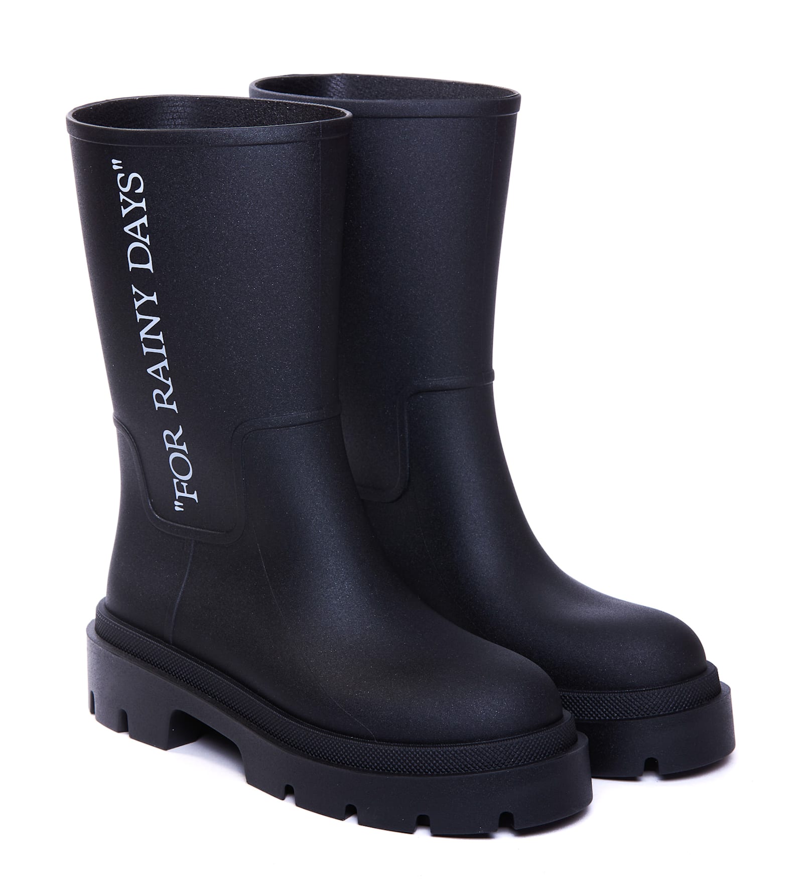 Shop Off-white Rainy Days Re-boots In Black