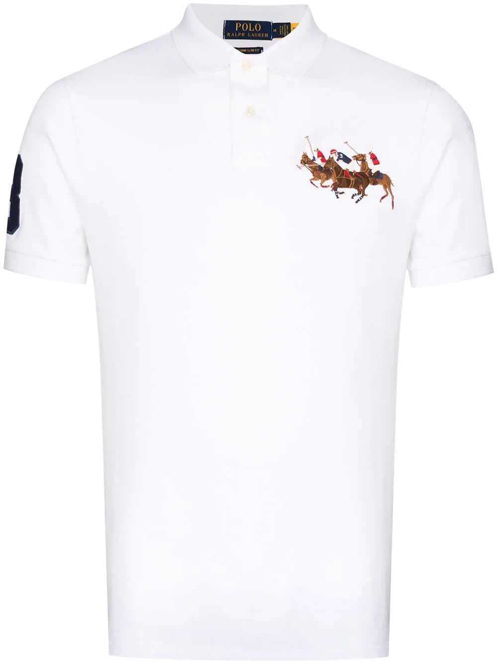 Polo Ralph Lauren Slim Fit Polo In White