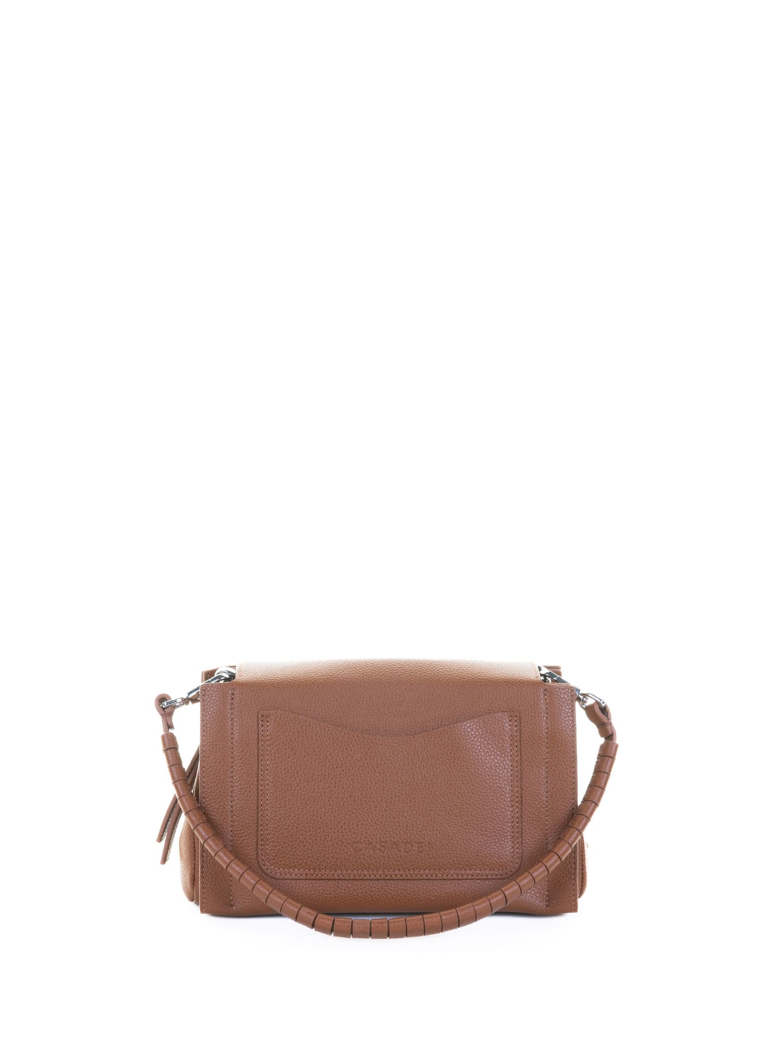 Casadei Brera Shoulder Bag In Brown