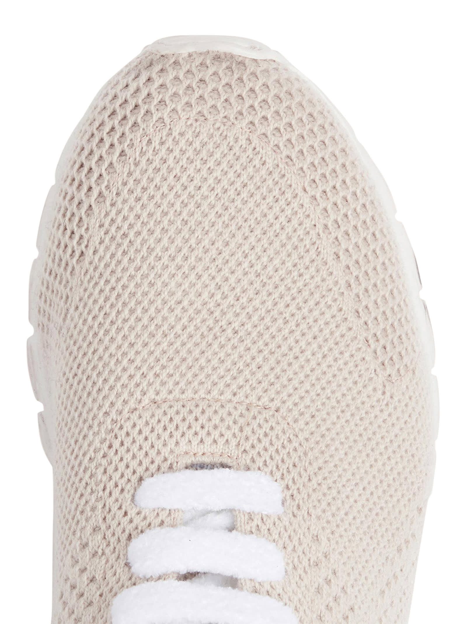 Shop Kiton Sneakers Shoes Cashmere In Beige