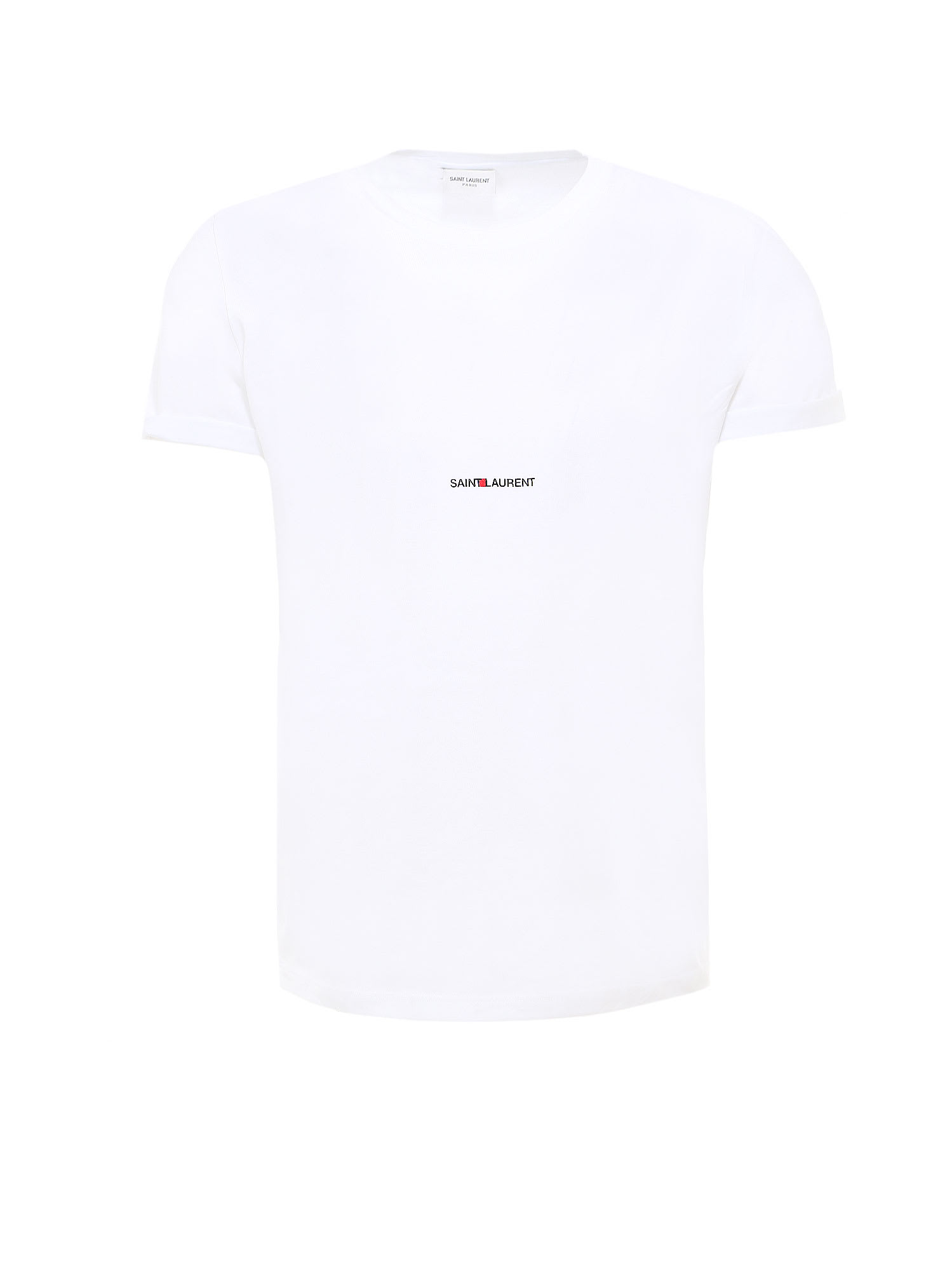 Shop Saint Laurent T-shirt In White