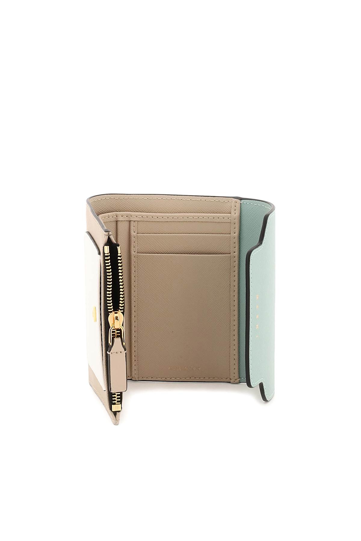 Shop Marni Bi-fold Wallet With Flap