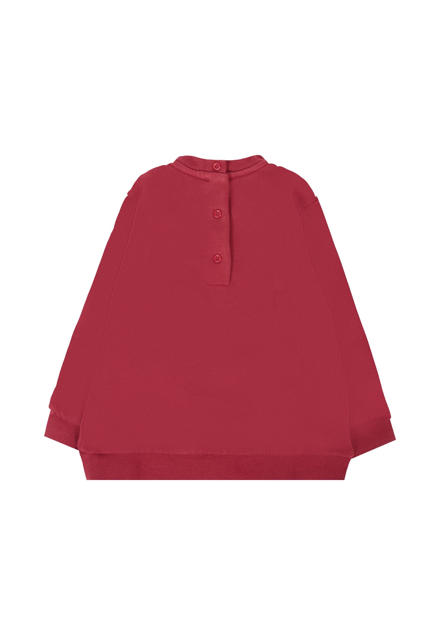 Etro Burgundy Sweatshirt For Babykids With Pegasus In Red
