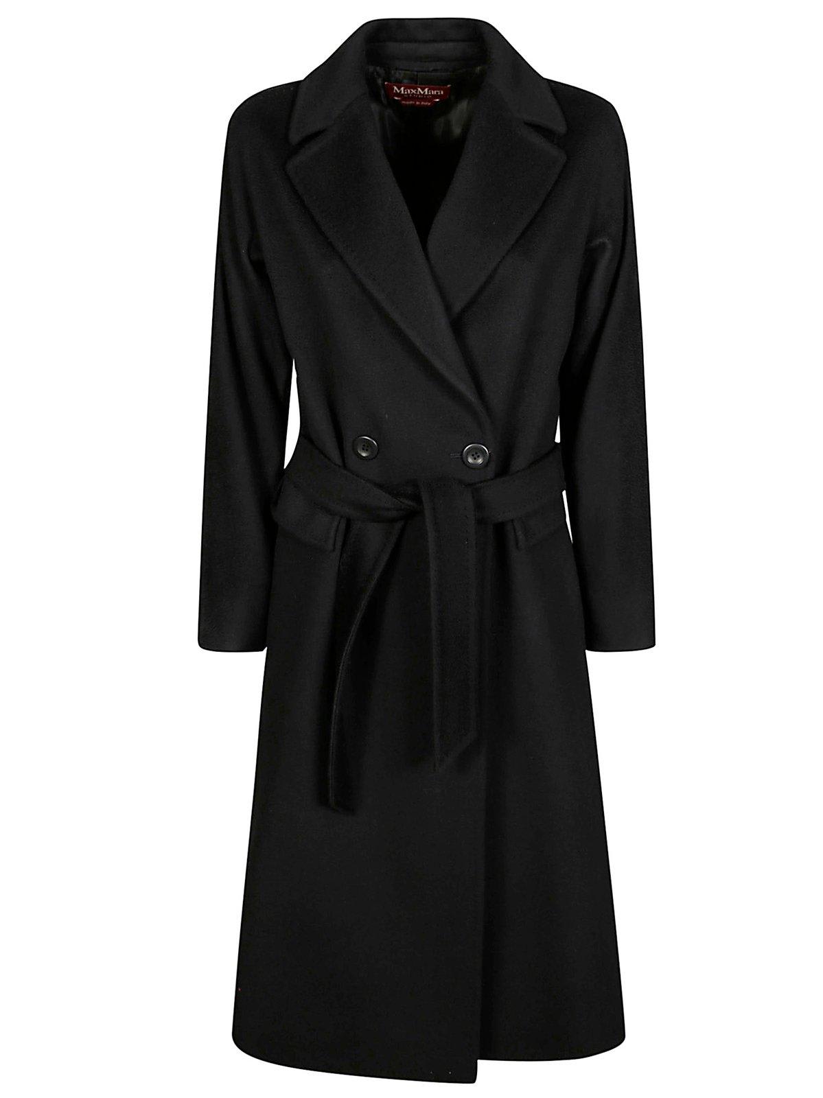 Double-breasted Belted Coat