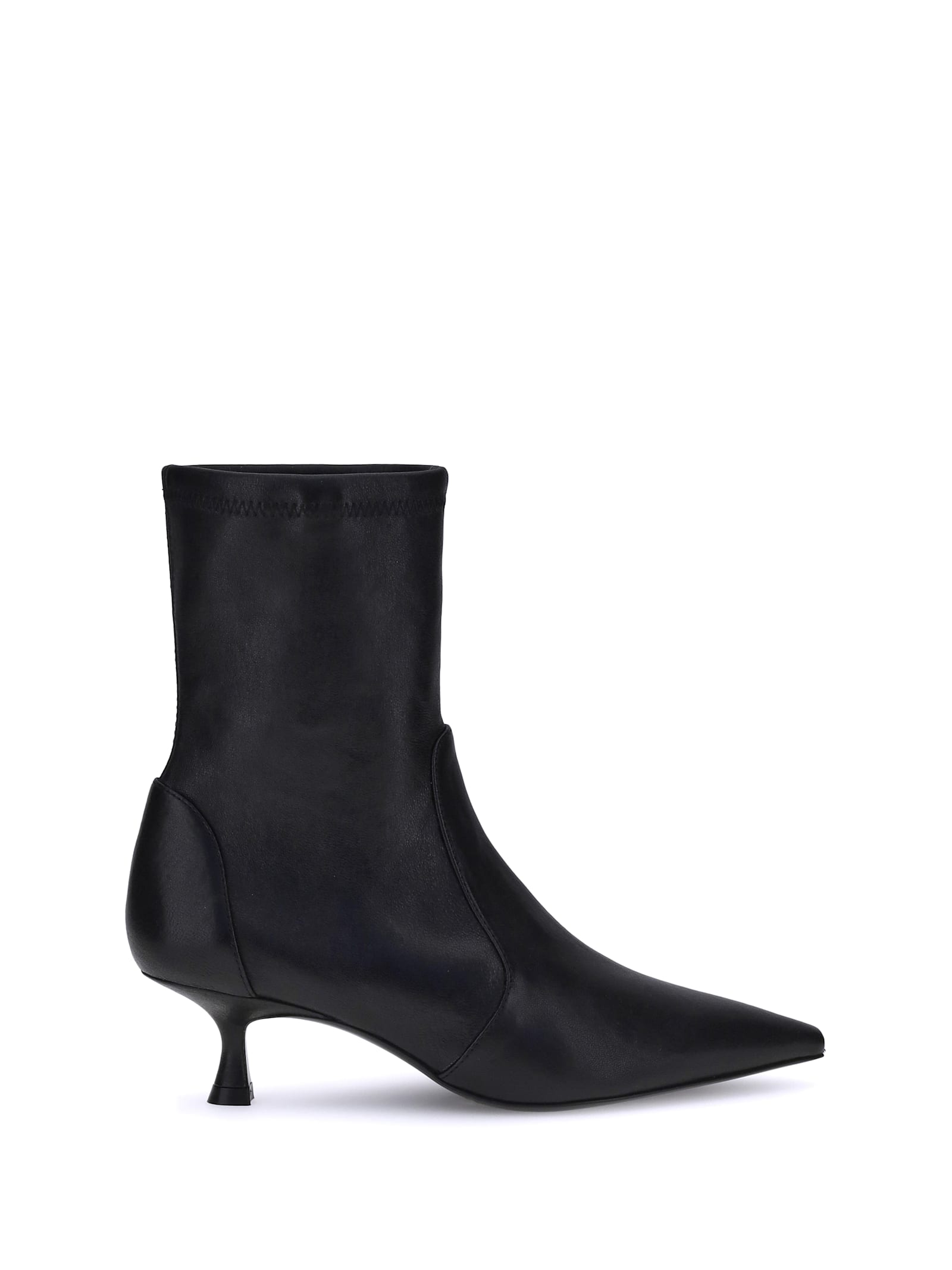 Stuart Weitzman Naomi Ankle Boots In Black