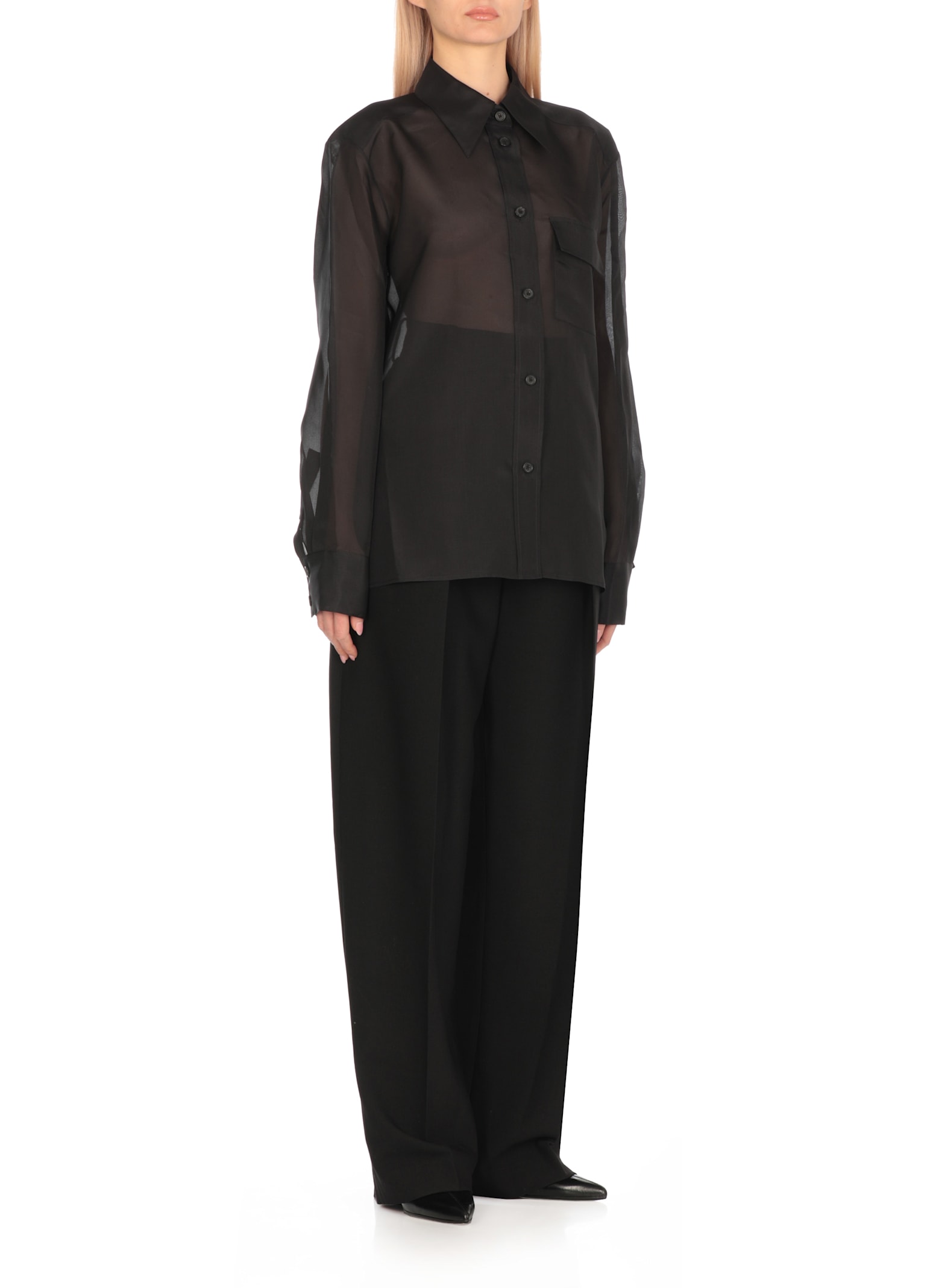 Khaite Yatty Shirt In Black
