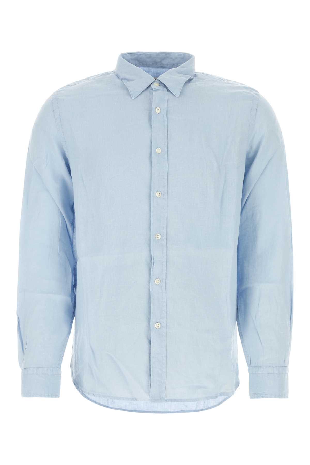 Light-blue Linen Shirt
