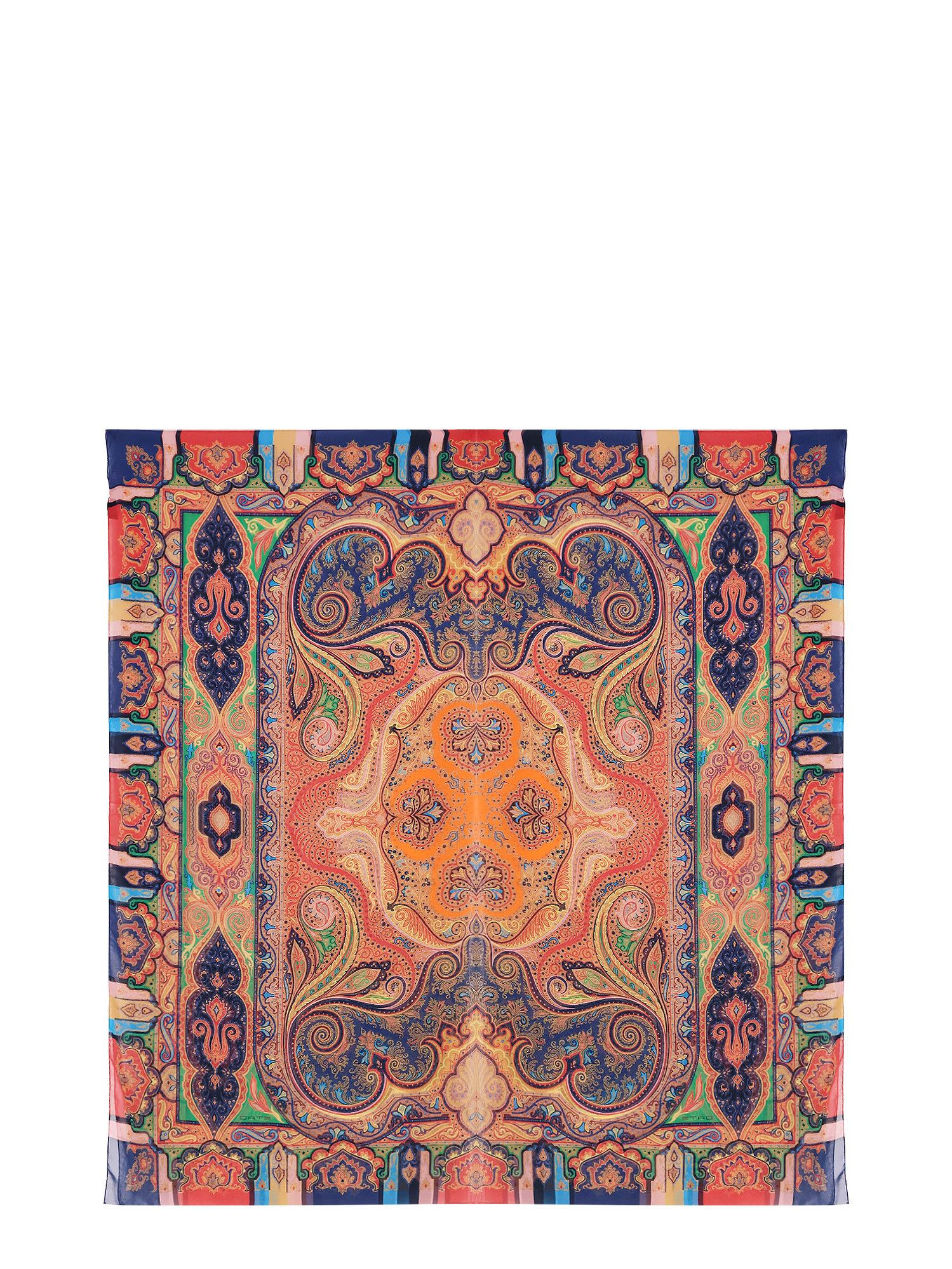 Etro Multicolor Silk Foulard In Multi
