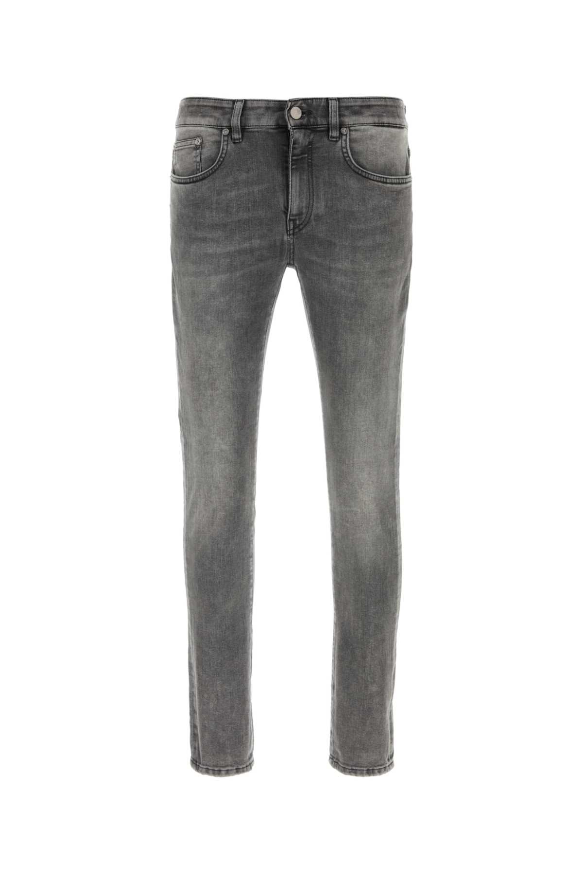 Grey Stretch Denim Jeans