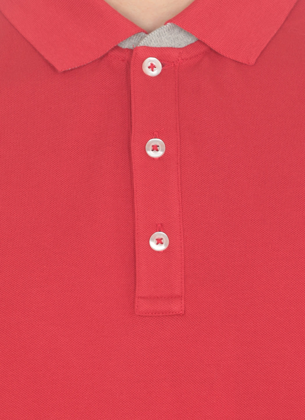 Shop Fay Logoed Polo In Rosso Scuro