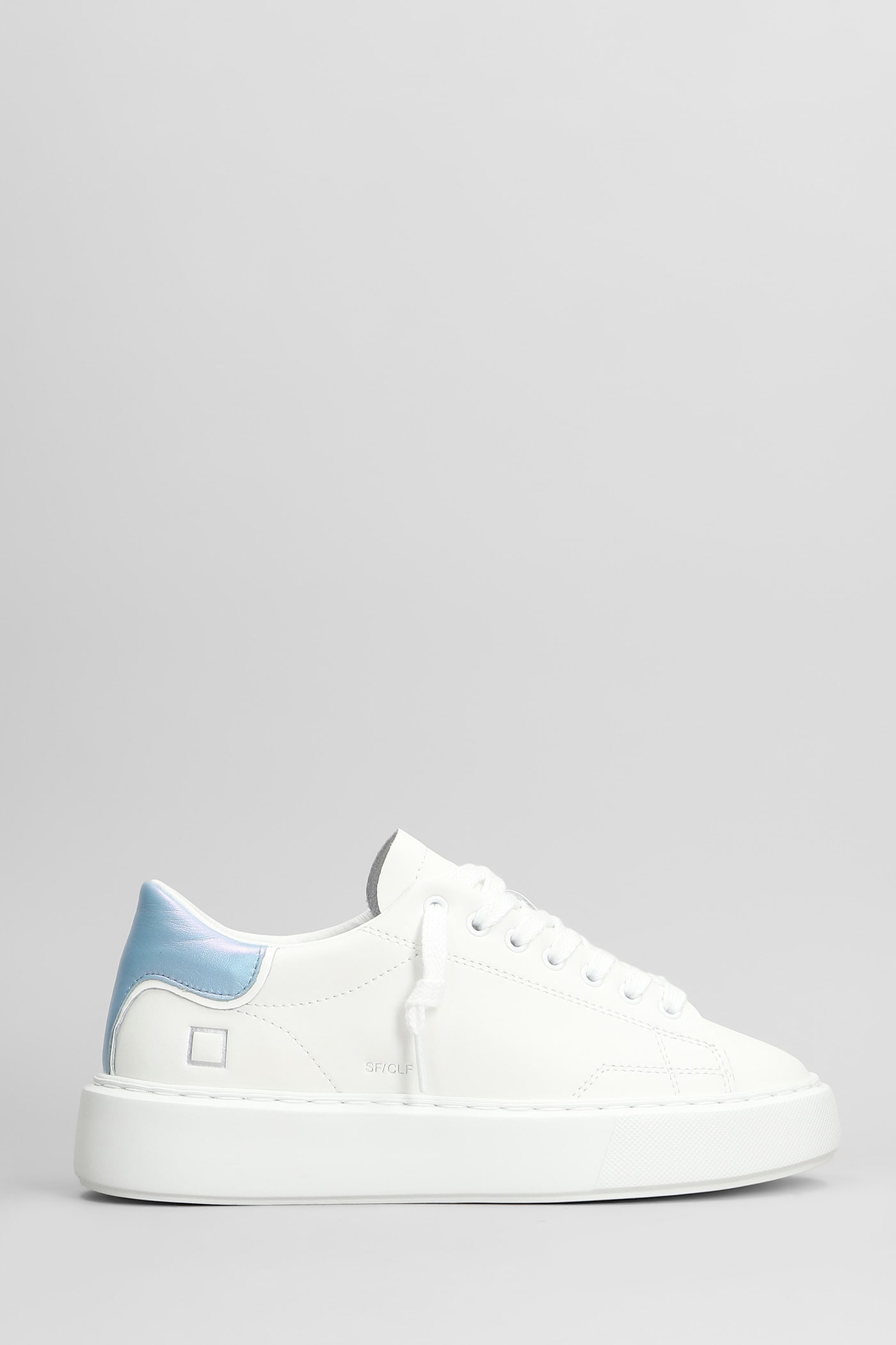 D. A.T. E. Sfera Sneakers In White Leather