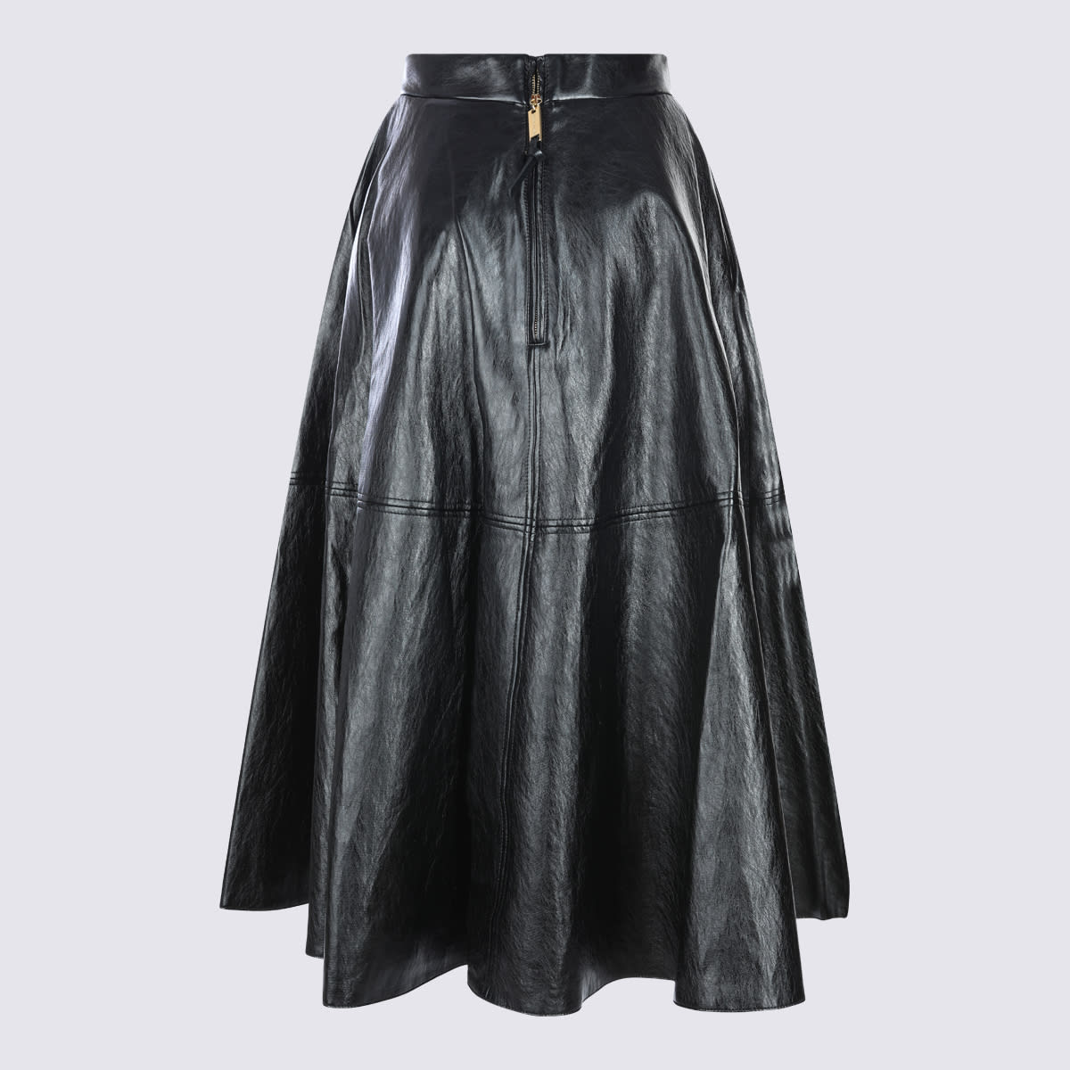 Black Viscose Skirt