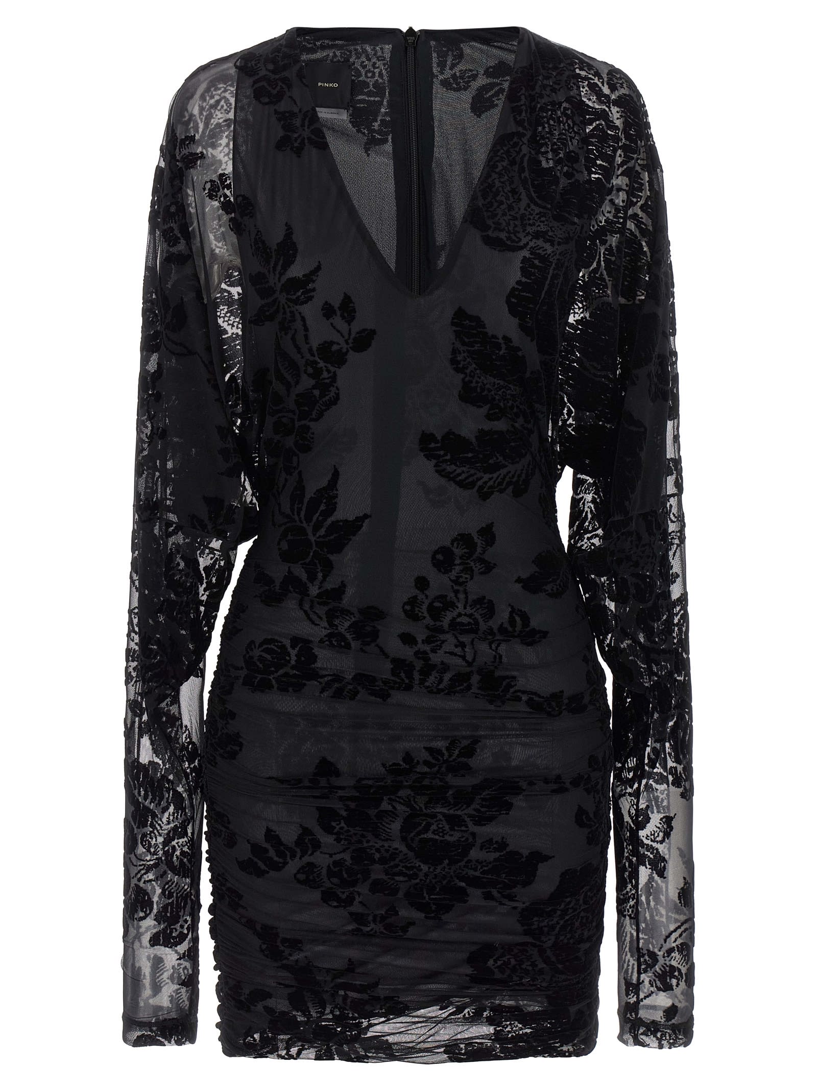 Pinko Roulette Dress In Black