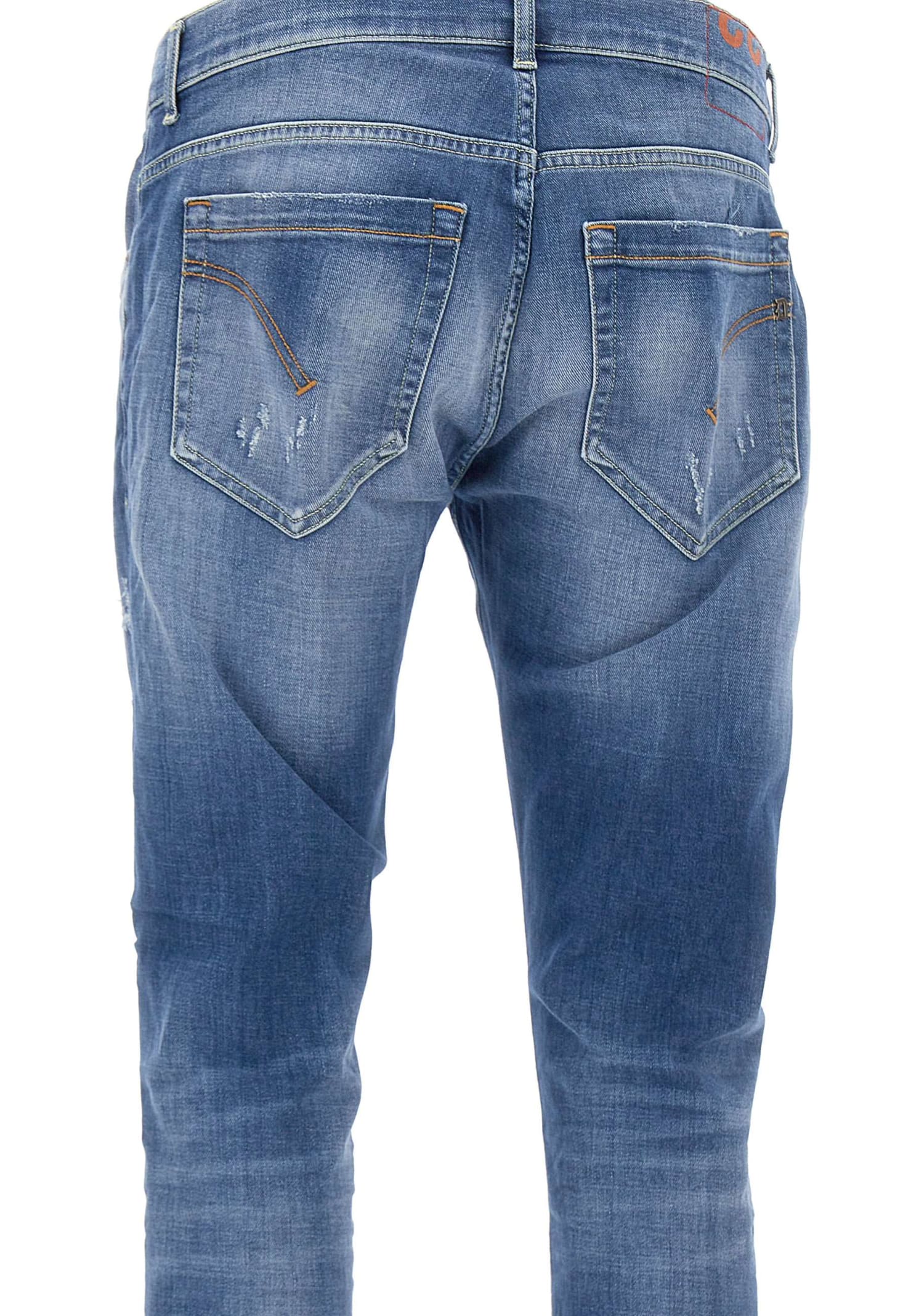 Dondup George Low-rise Skinny Jeans In Blue