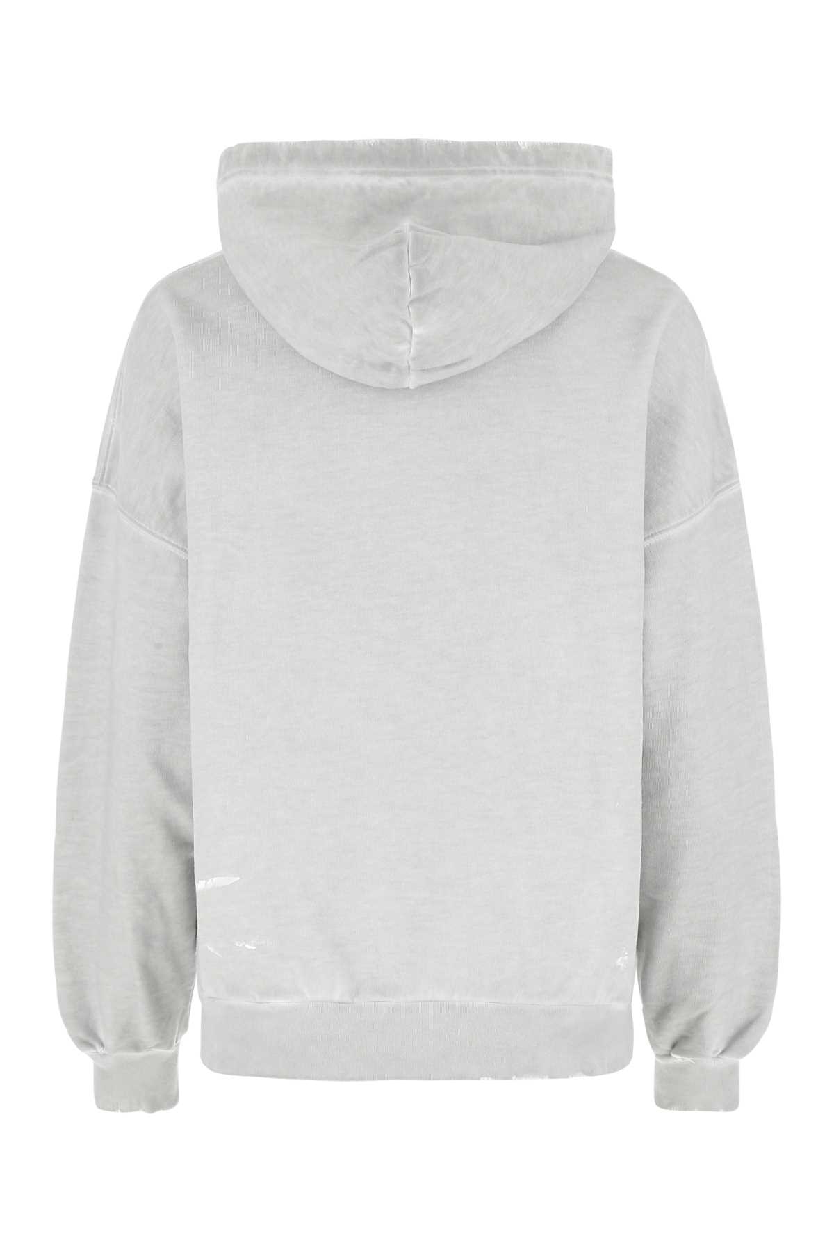 Shop Balenciaga Grey Cotton Oversize Sweatshirt In 9012