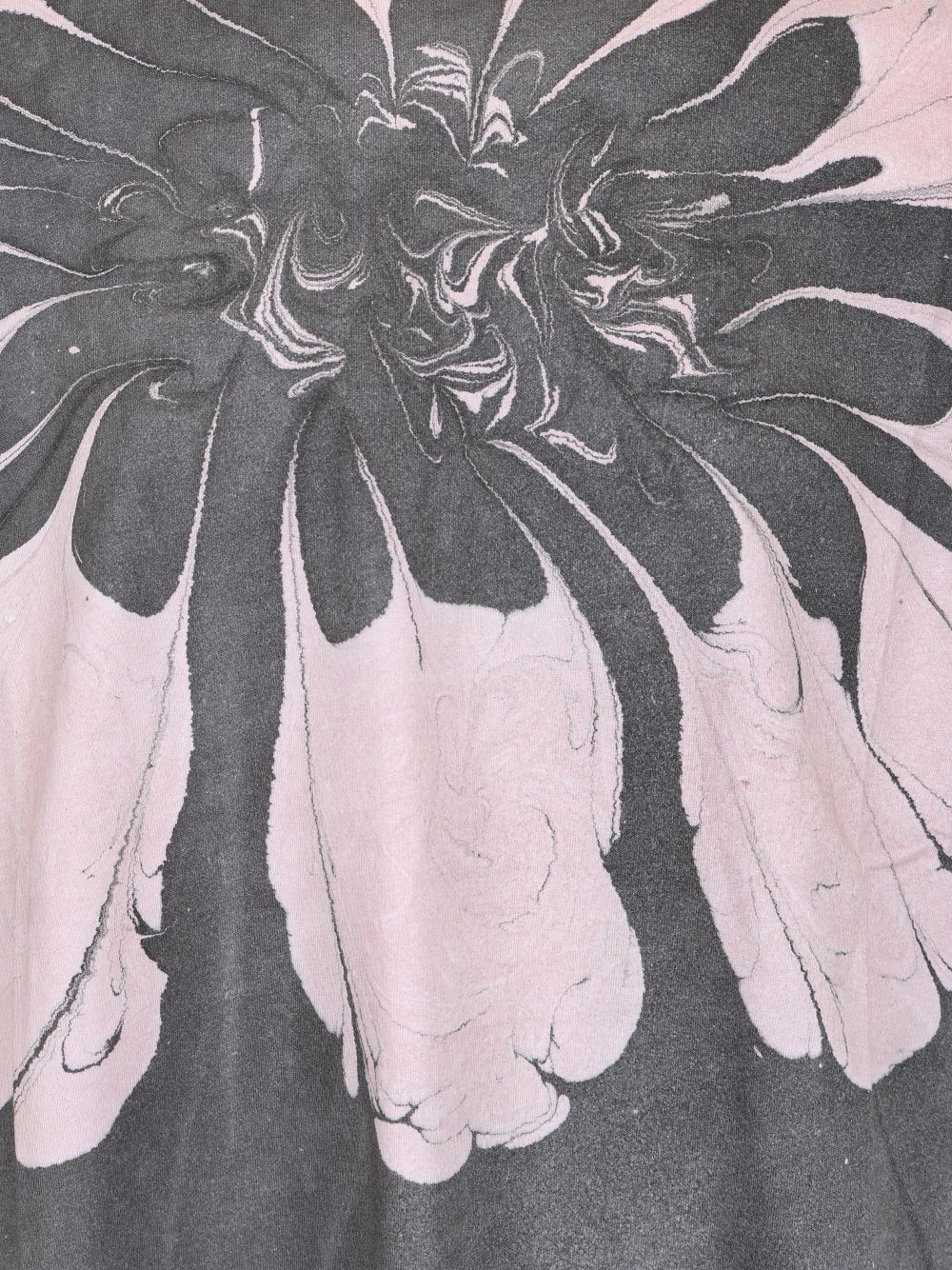 Dries Van Noten Flower-print Oversized T-shirt In Gray