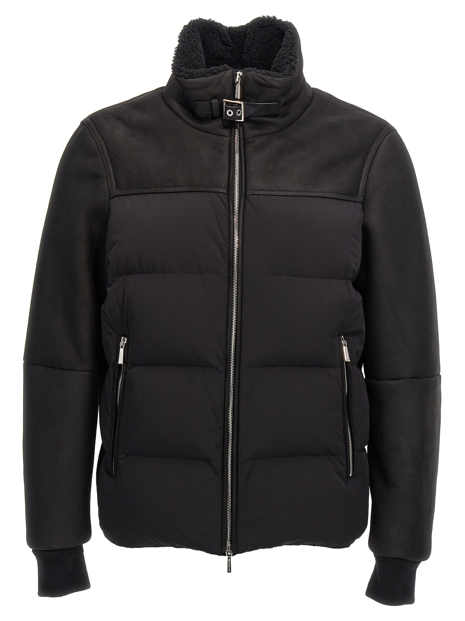 Shop Moorer Delfo-mkn Down Jacket In Black