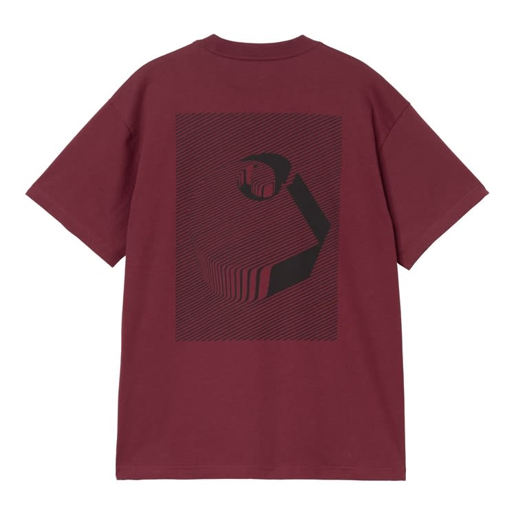 Shop Carhartt S/s Jalou C T-shirt In Cpxx Malbec Black