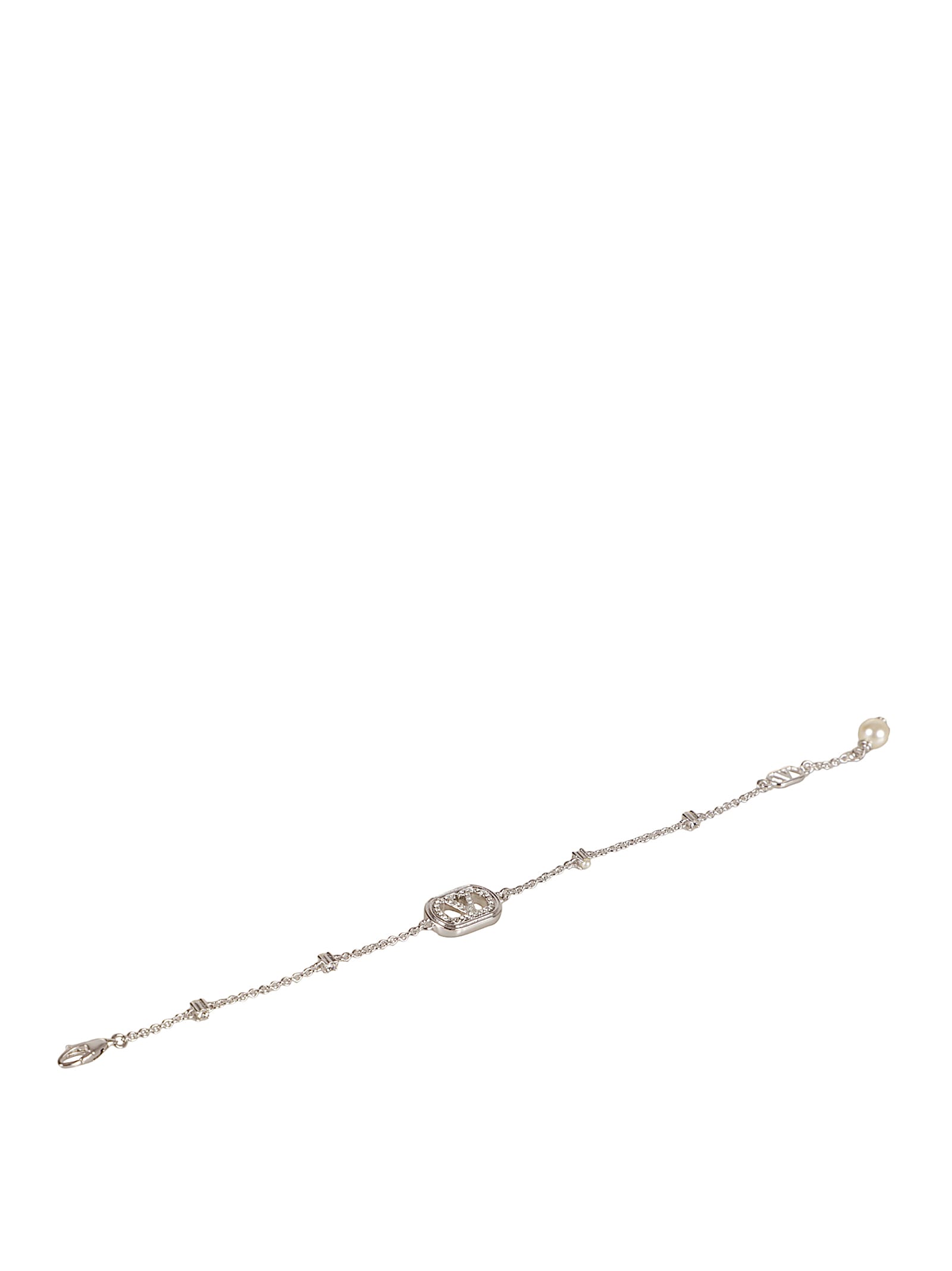 Valentino Vlogo Signature Bracelet In Metallic