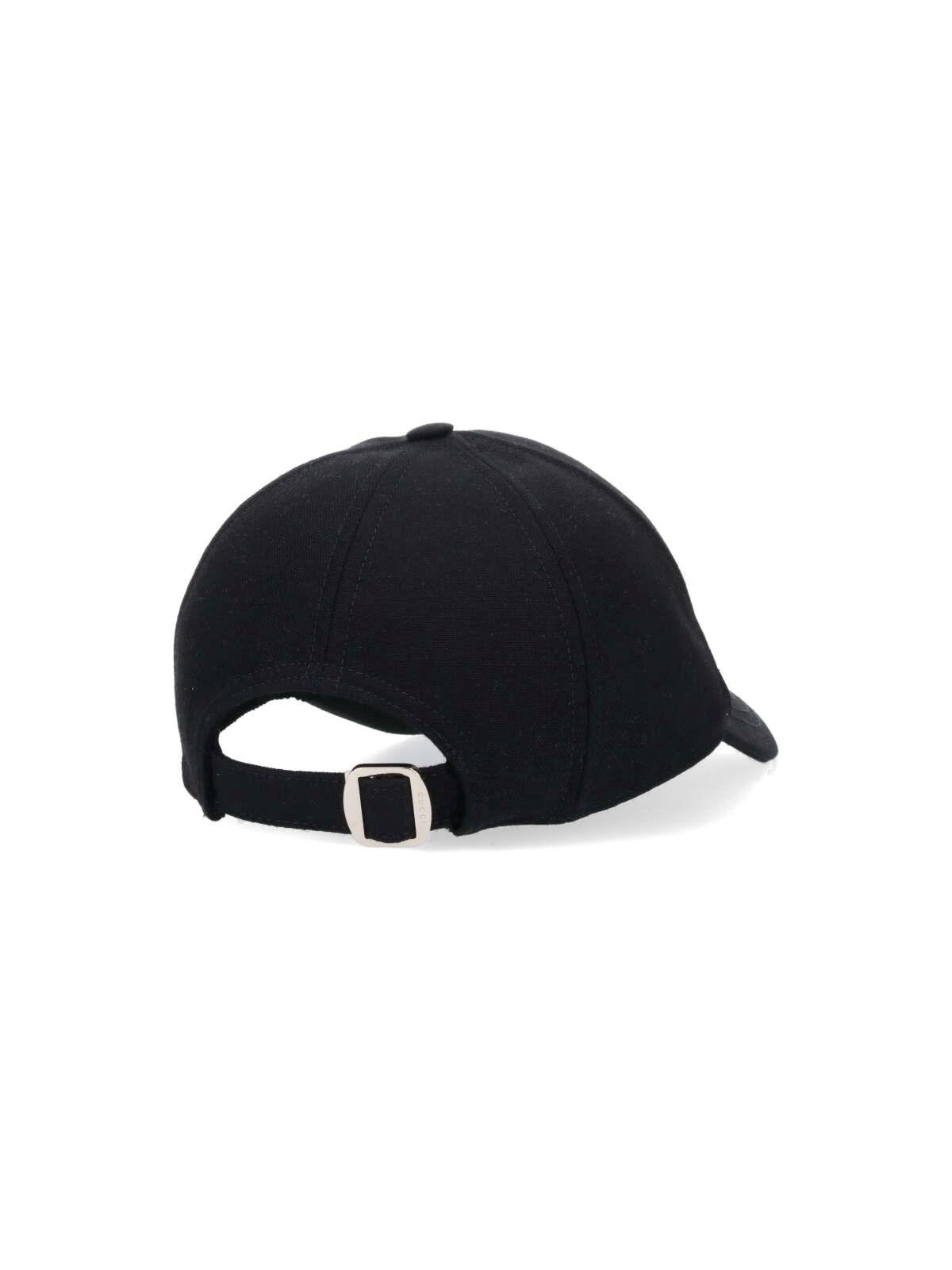 Shop Gucci Wool Baseball Cap In Black