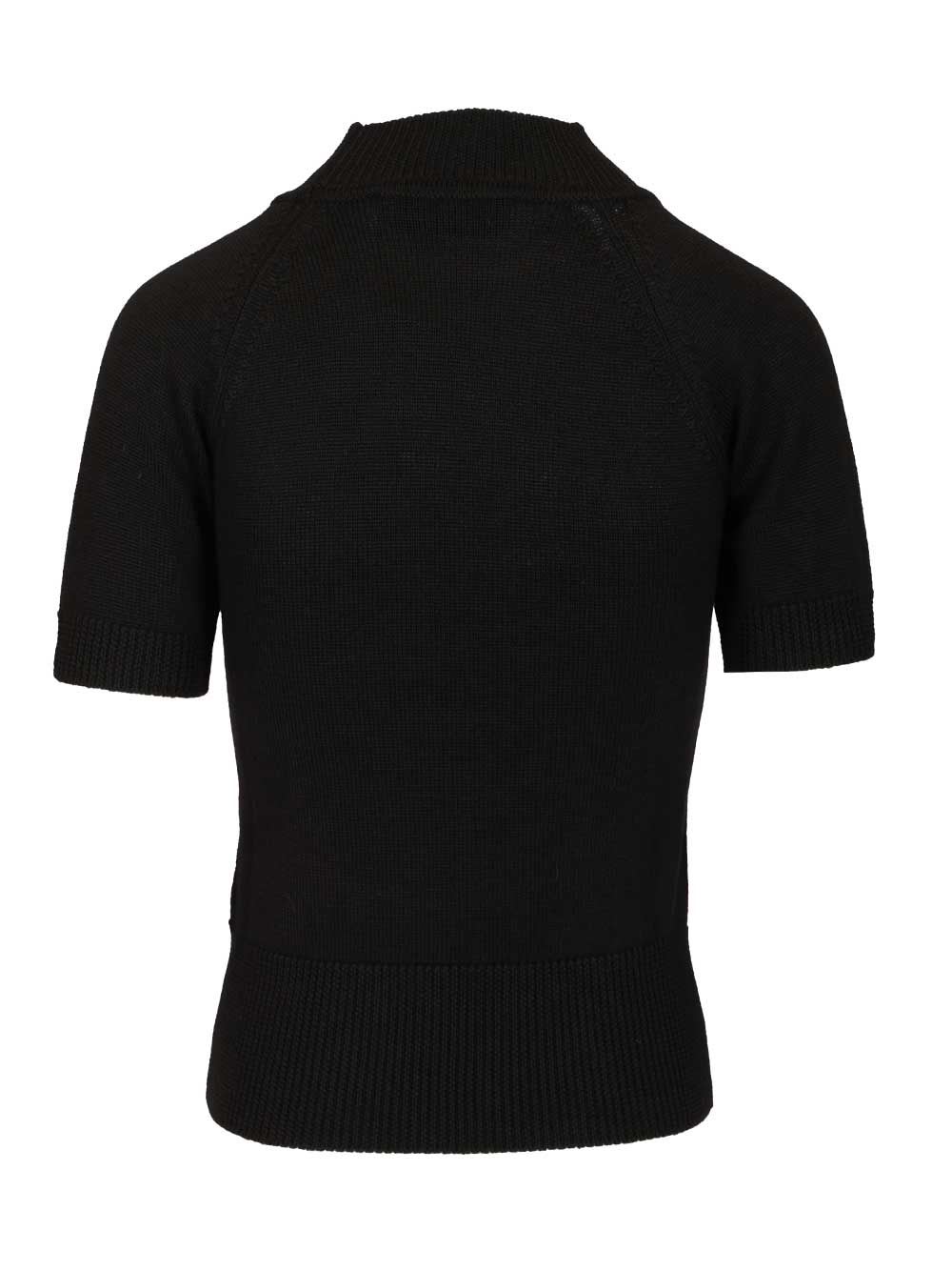 Vivienne Westwood Bea Wool Top In Black