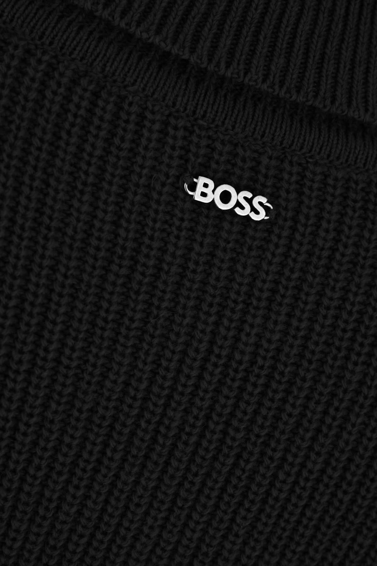 Shop Hugo Boss Black Nylon Blend Cape In 001