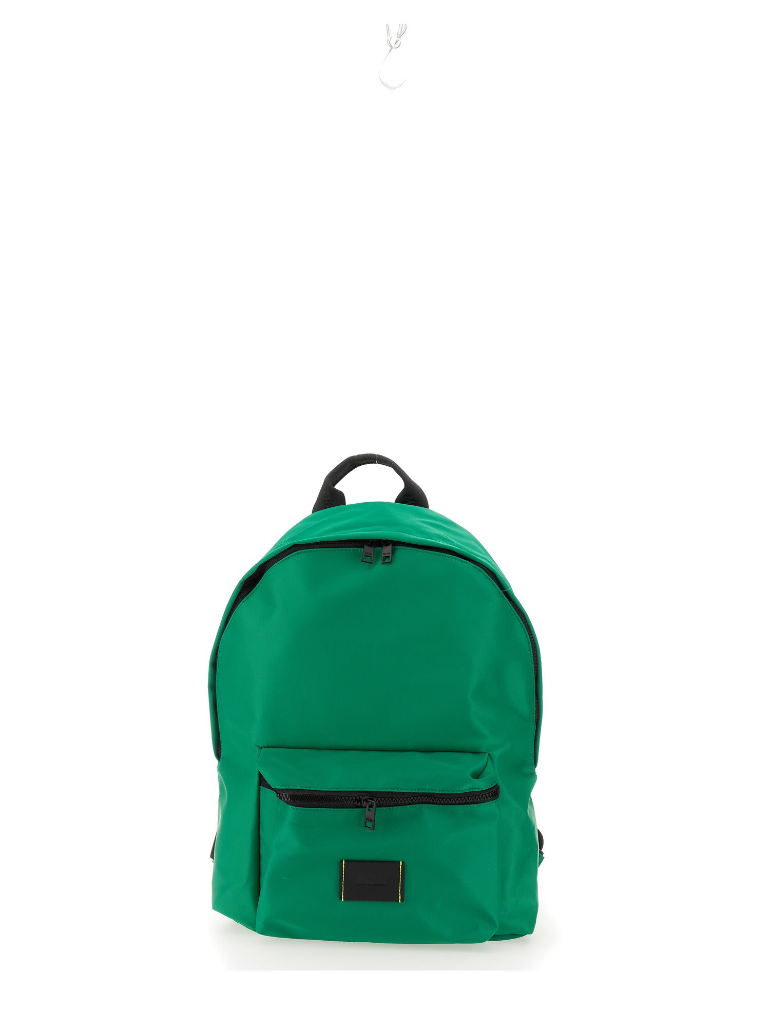 Msgm Backpack With Logo In Verde
