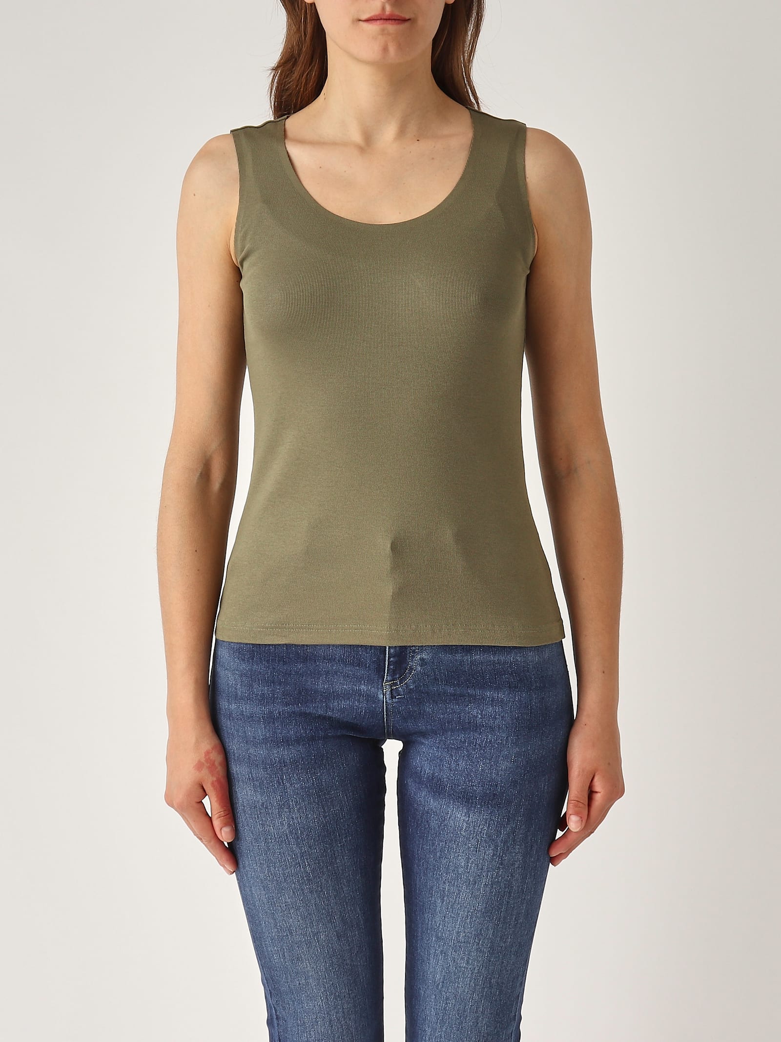 Gran Sasso Twinset Giacchina+canotta Jacket In Green