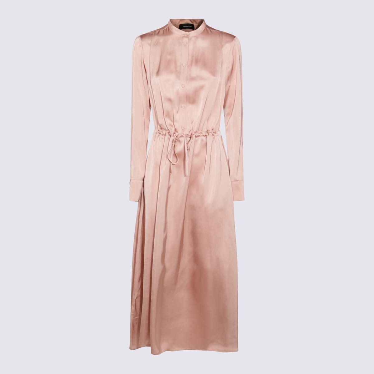 Pink Viscose Maxi Dress