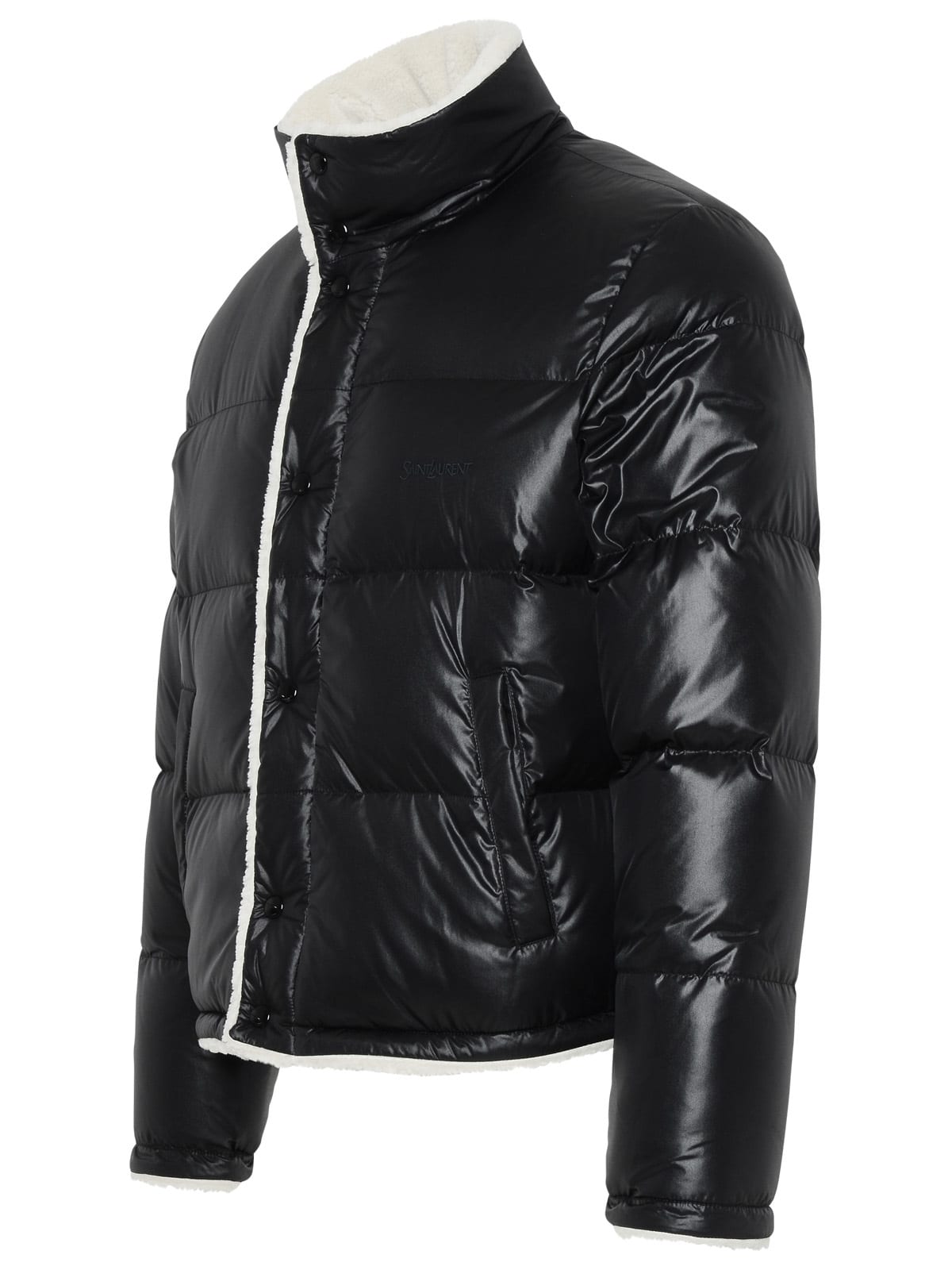 Saint Laurent Long-sleeved Cotton Clothes In Black