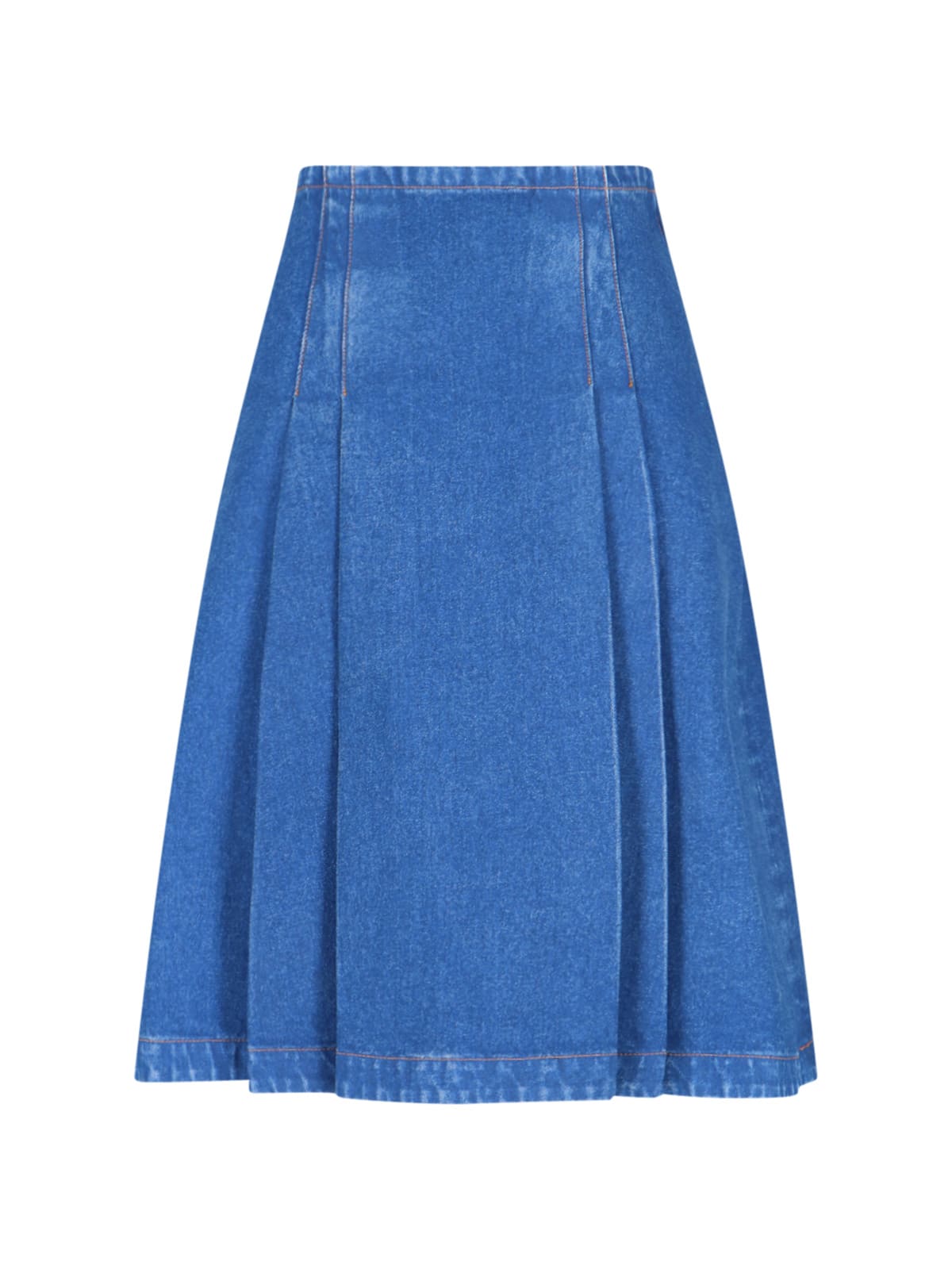Denim Midi Skirt