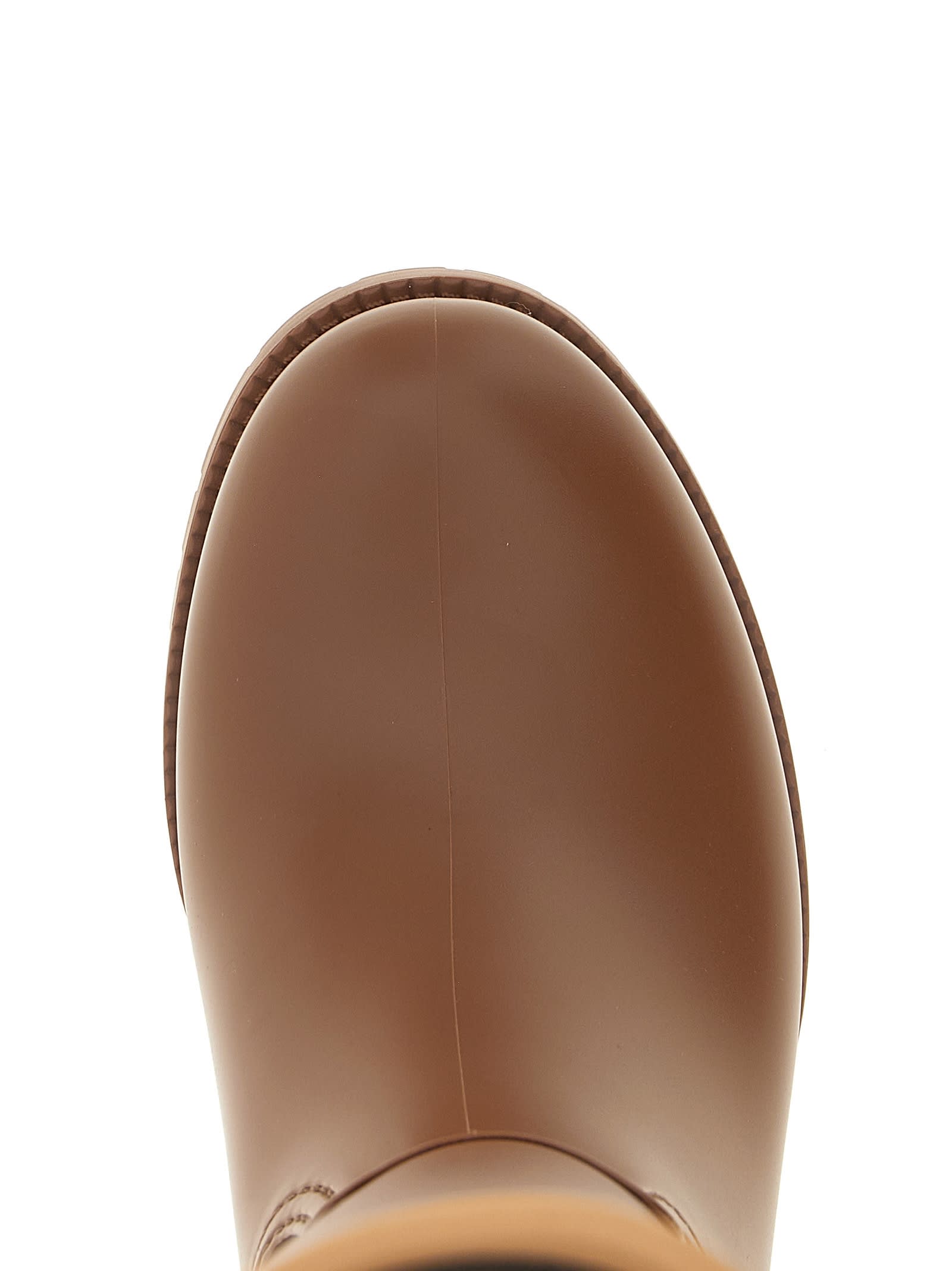 Max Mara Rain Boots In Brown