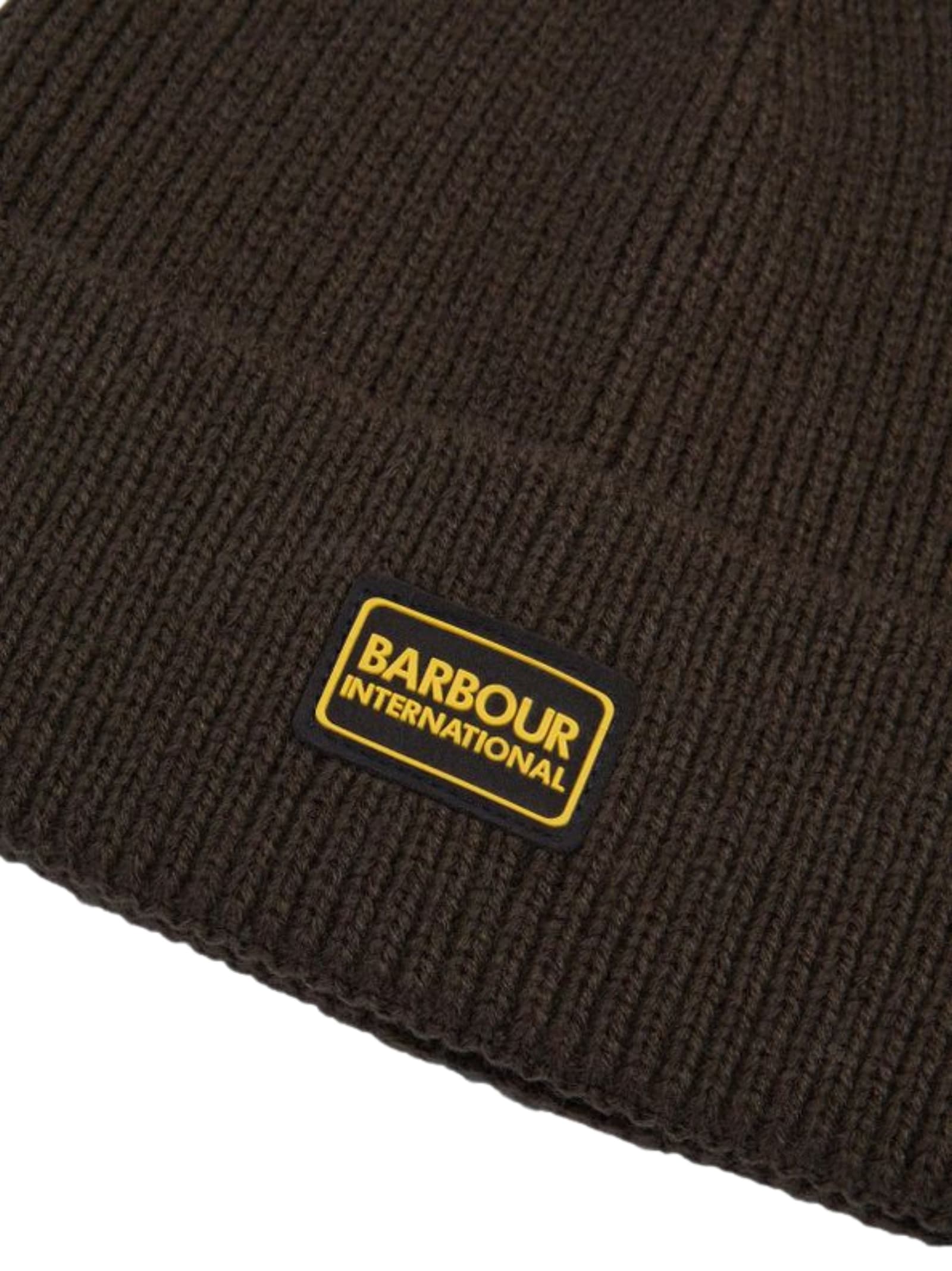 Barbour Sweeper Legacy Hat And Scarf Gift Set In Brown
