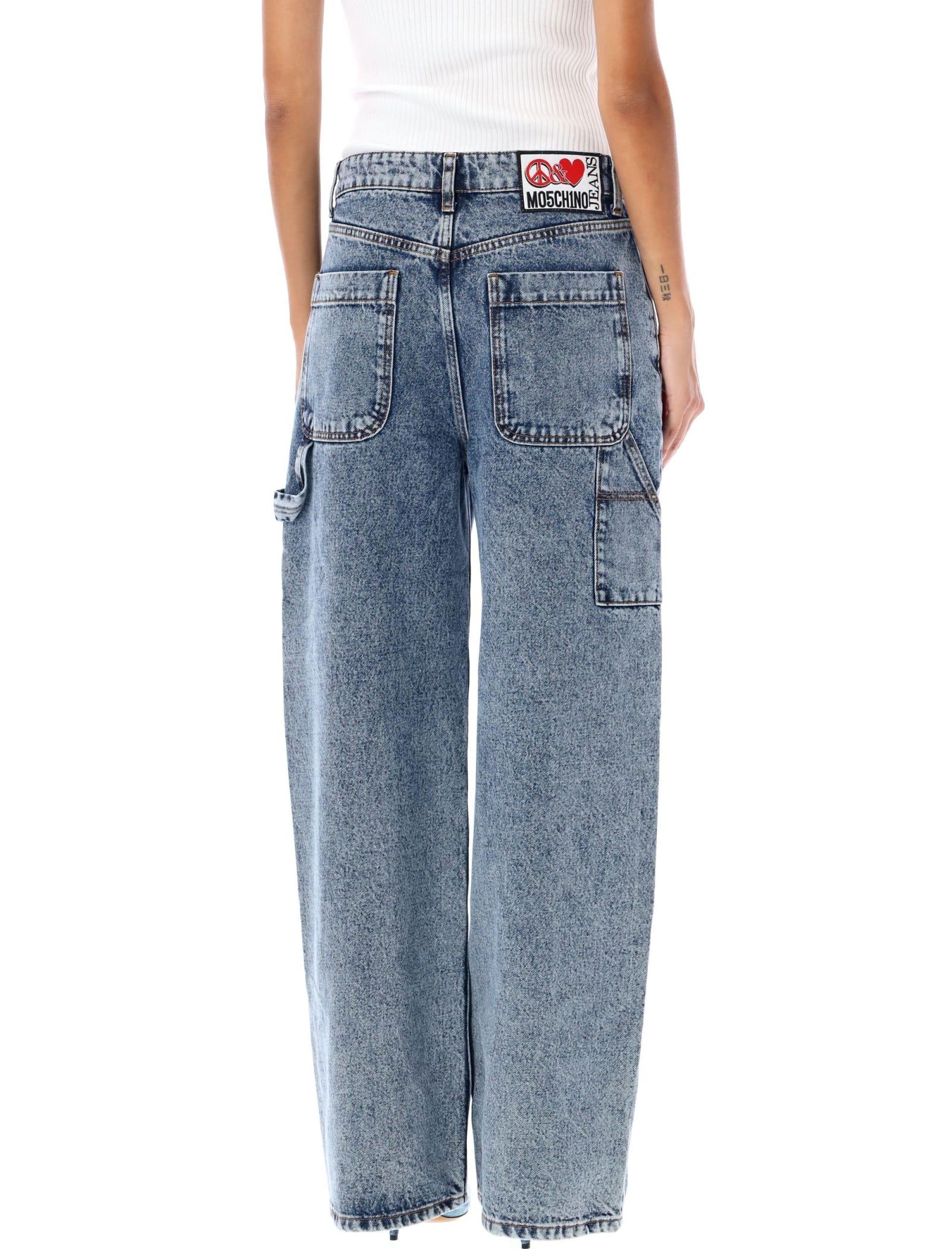 M05ch1n0 Jeans Jeans Wide Leg In Blue