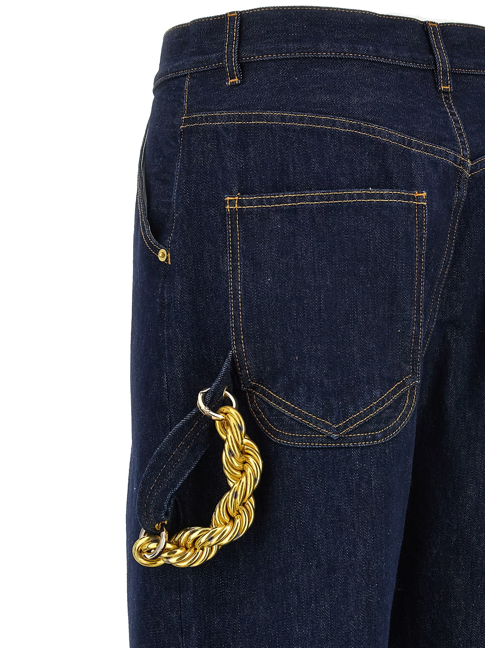 Shop Darkpark Lisa Jeans In Raw Blue Denim