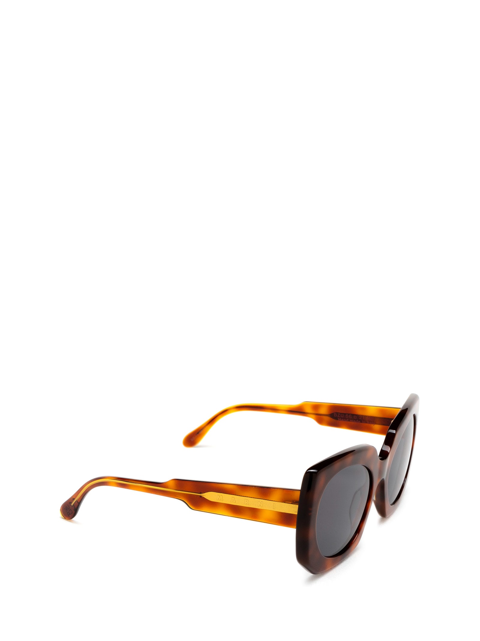 Shop Marni Eyewear Jellyfish Lake Blonde Havana Sunglasses